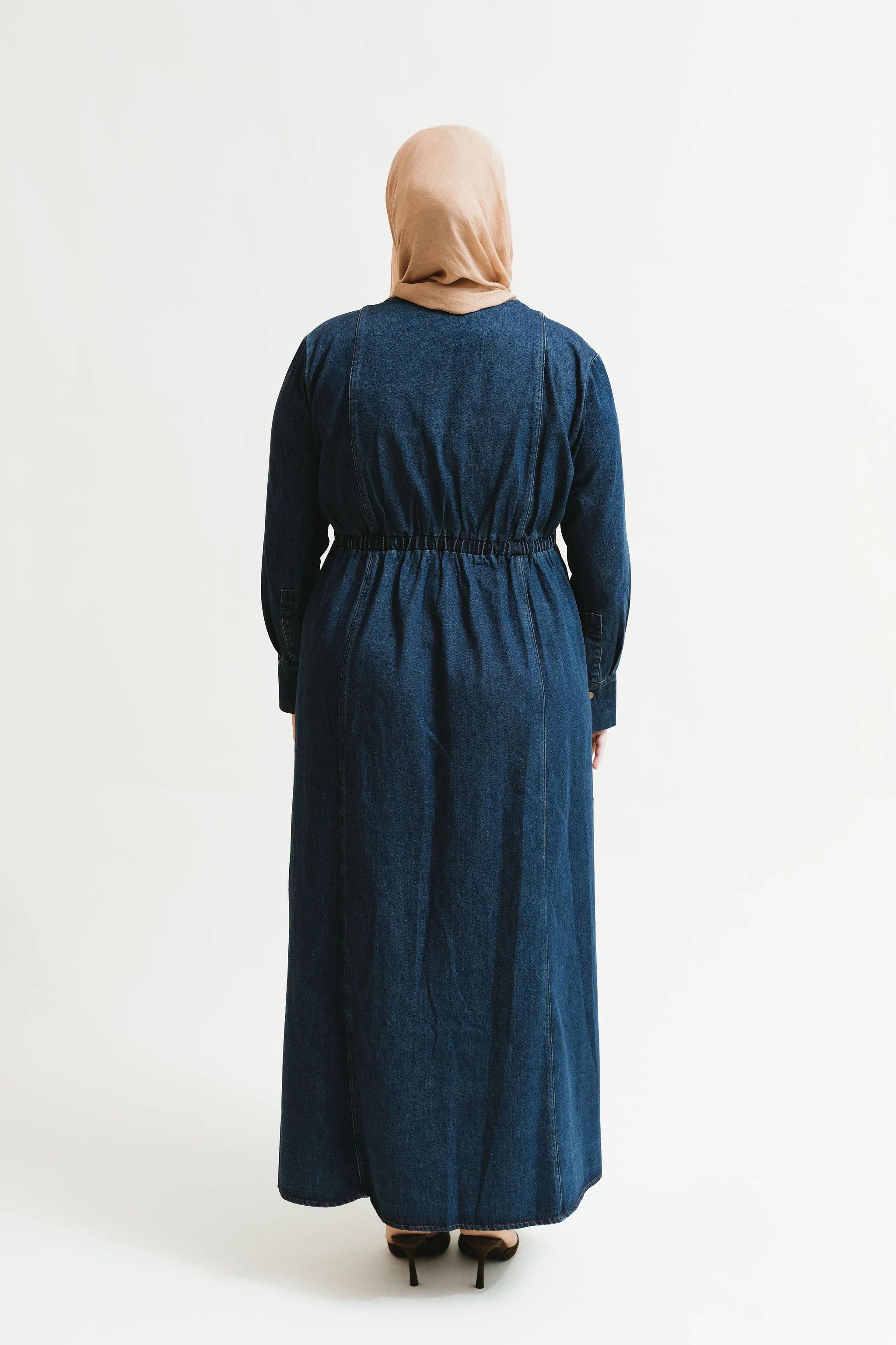 Aliyah Denim Dress - Image 10