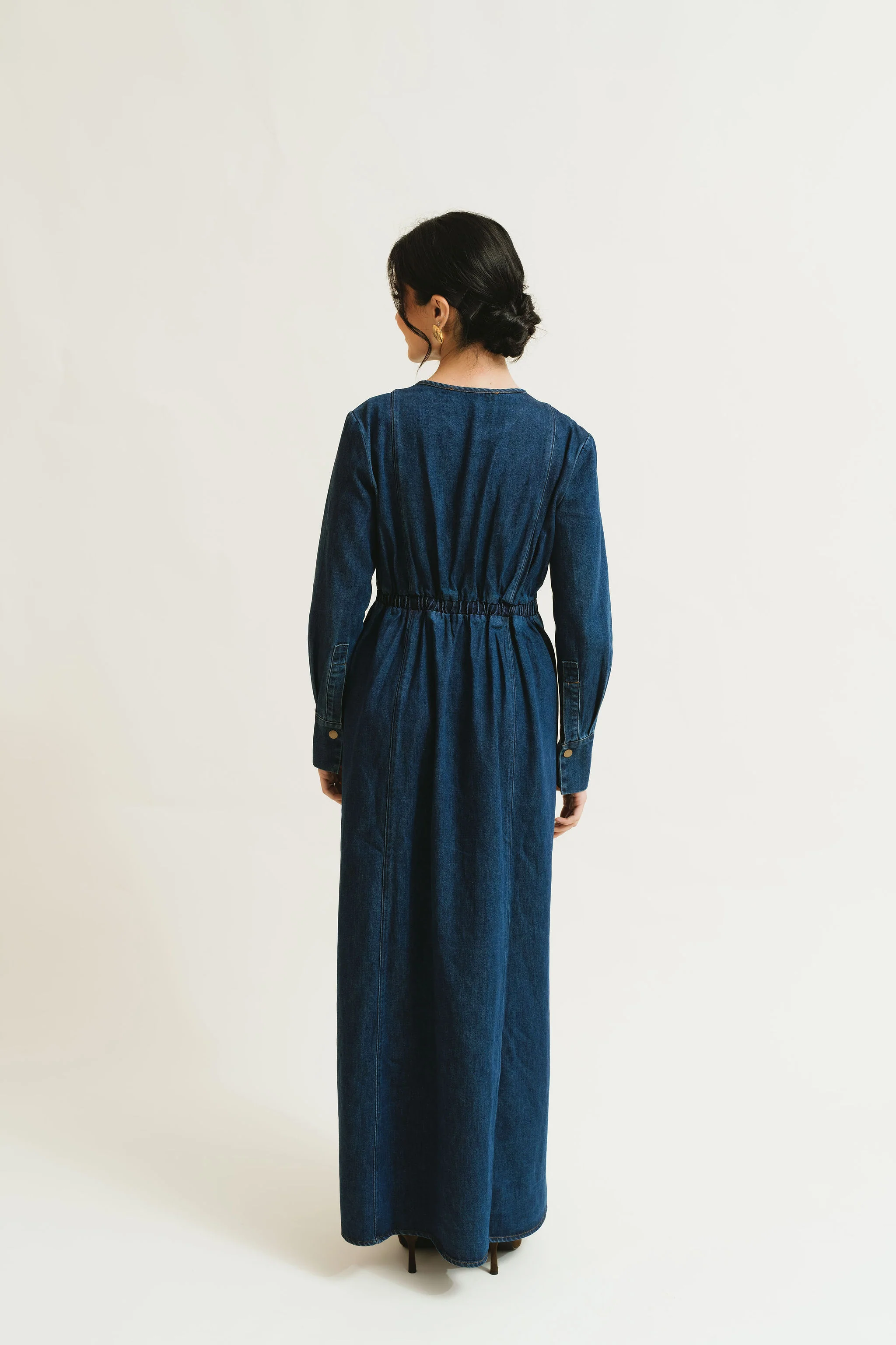 Aliyah Denim Dress - Image 4