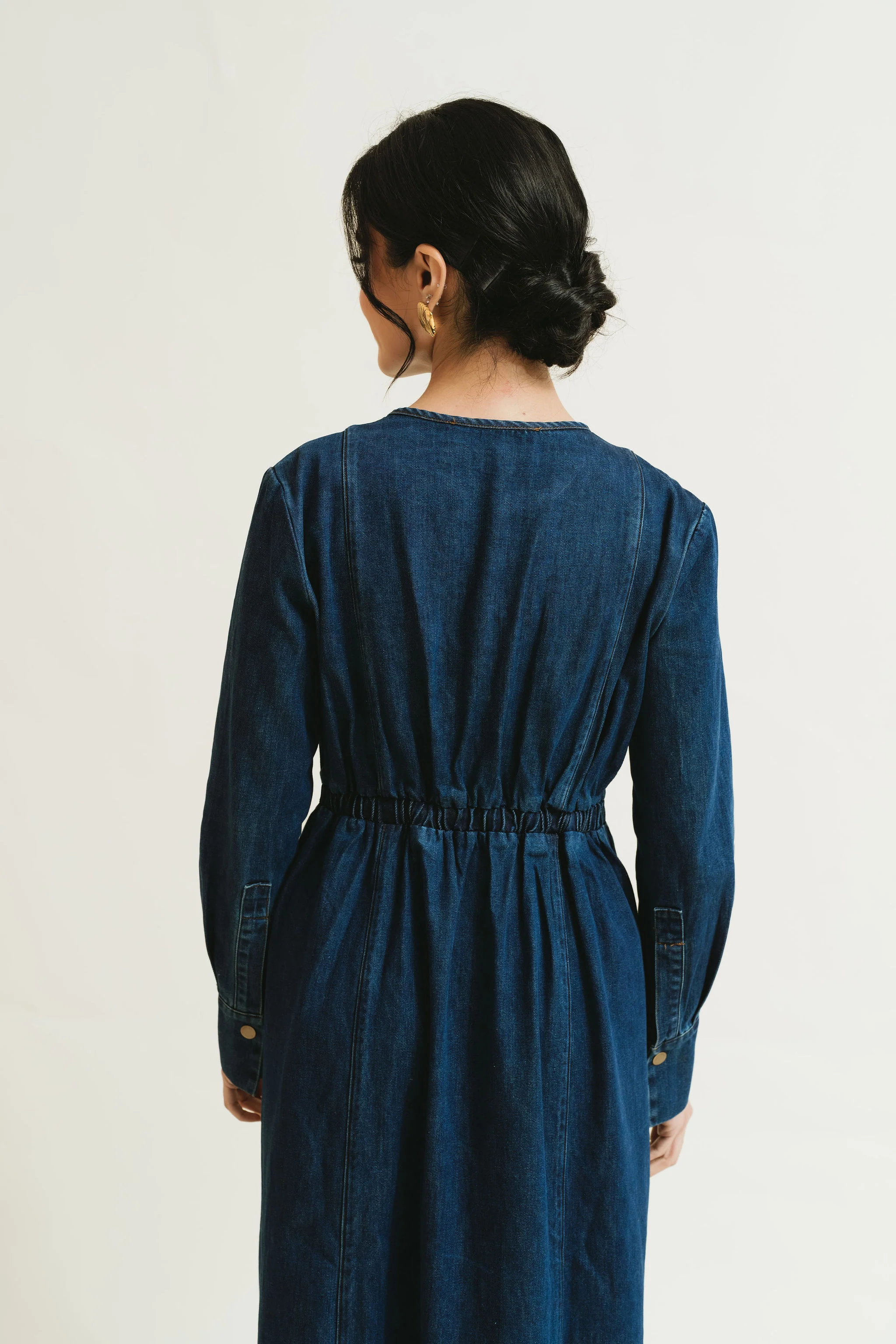 Aliyah Denim Dress - Image 6