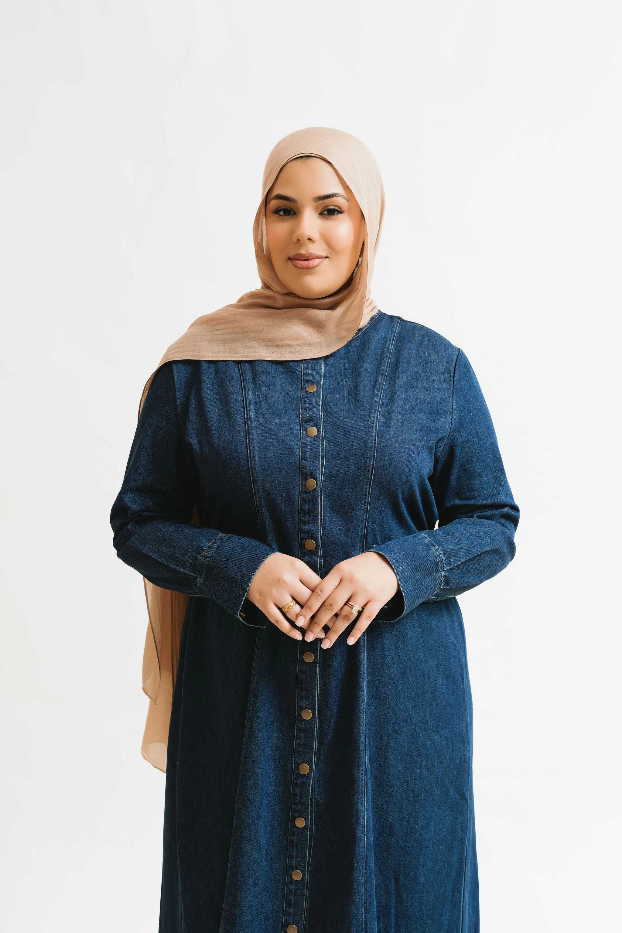 Aliyah Denim Dress - Image 9