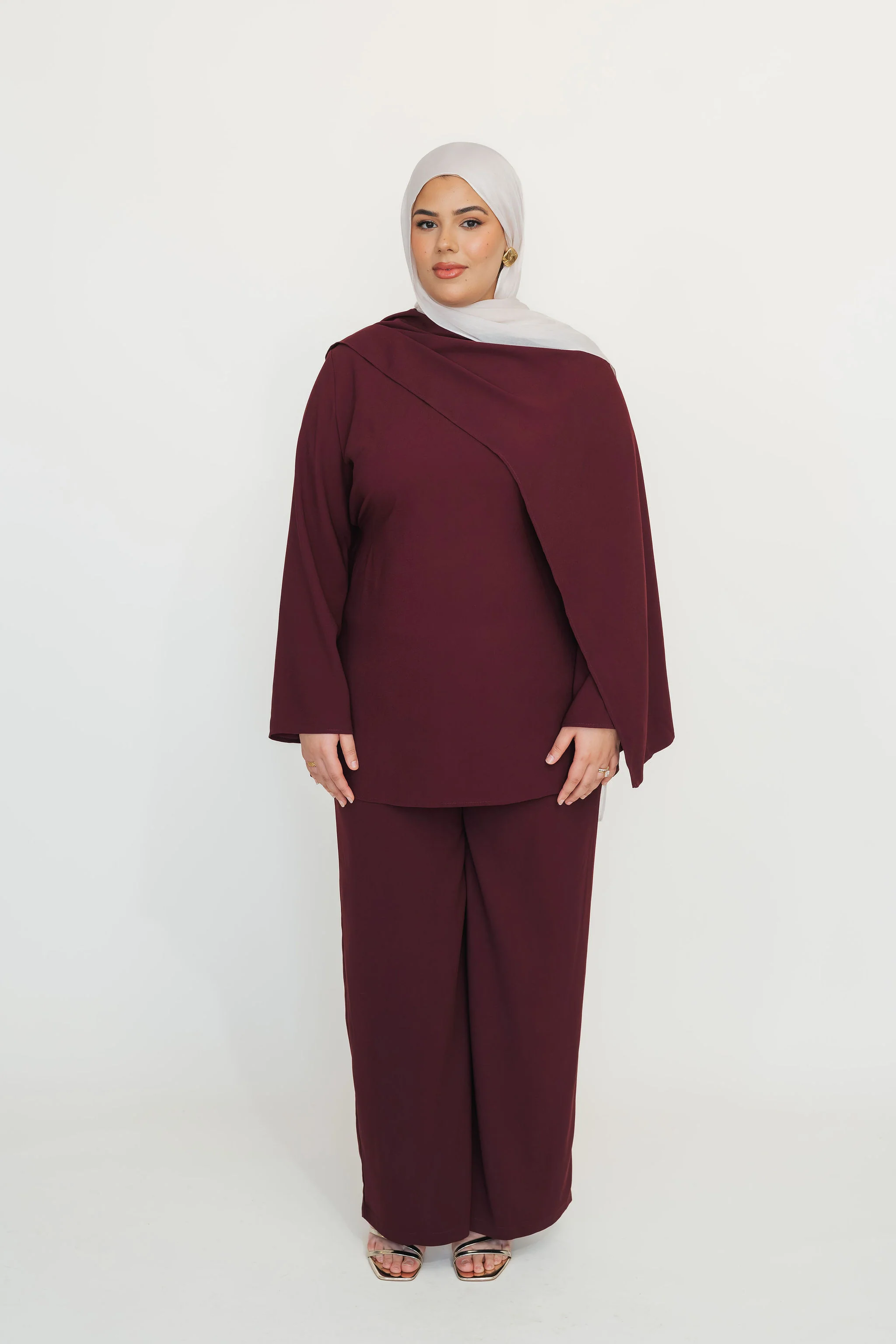 Amira Top & Pant Set (Pomegranate) - Image 10