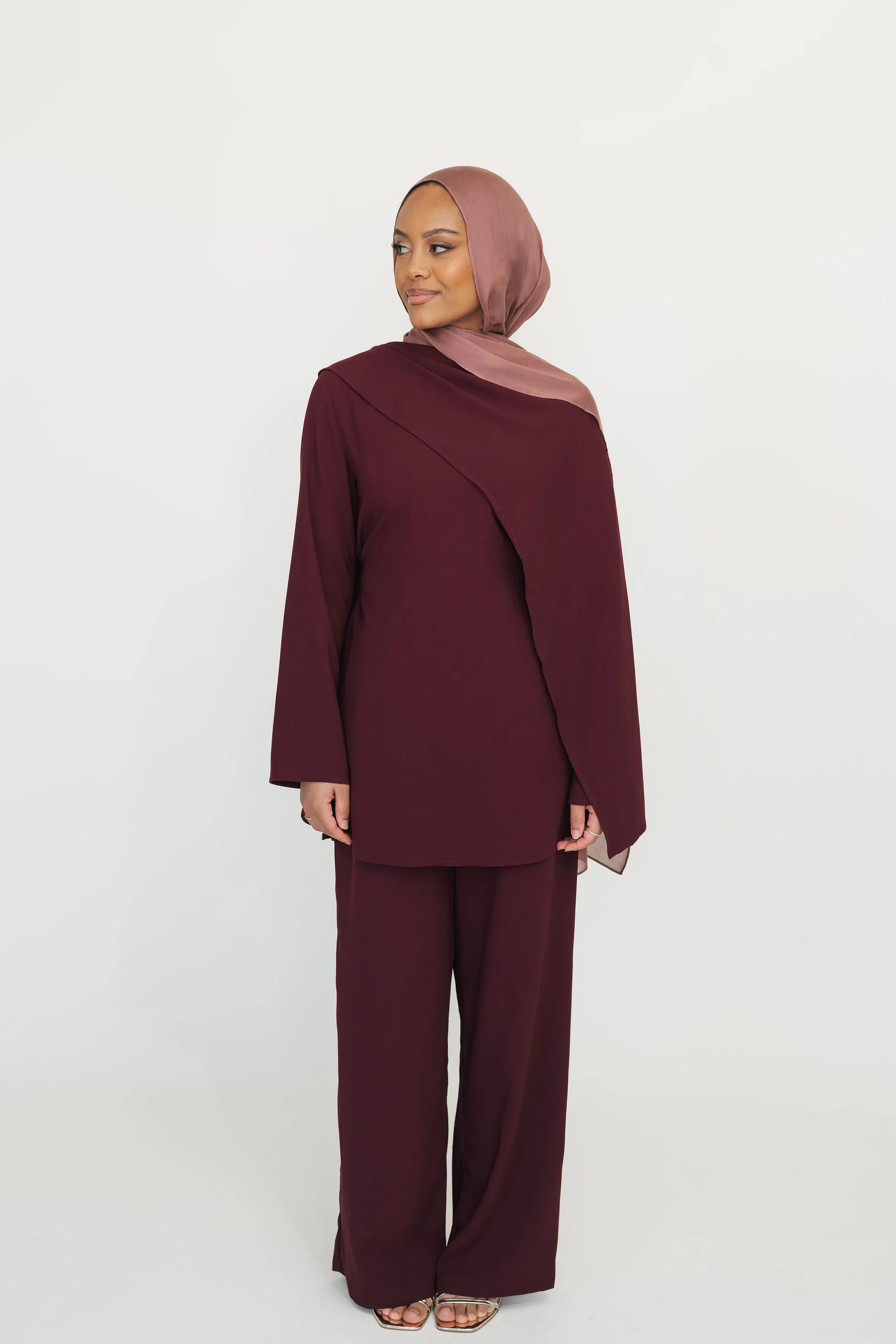 Amira Top & Pant Set (Pomegranate) - Image 14