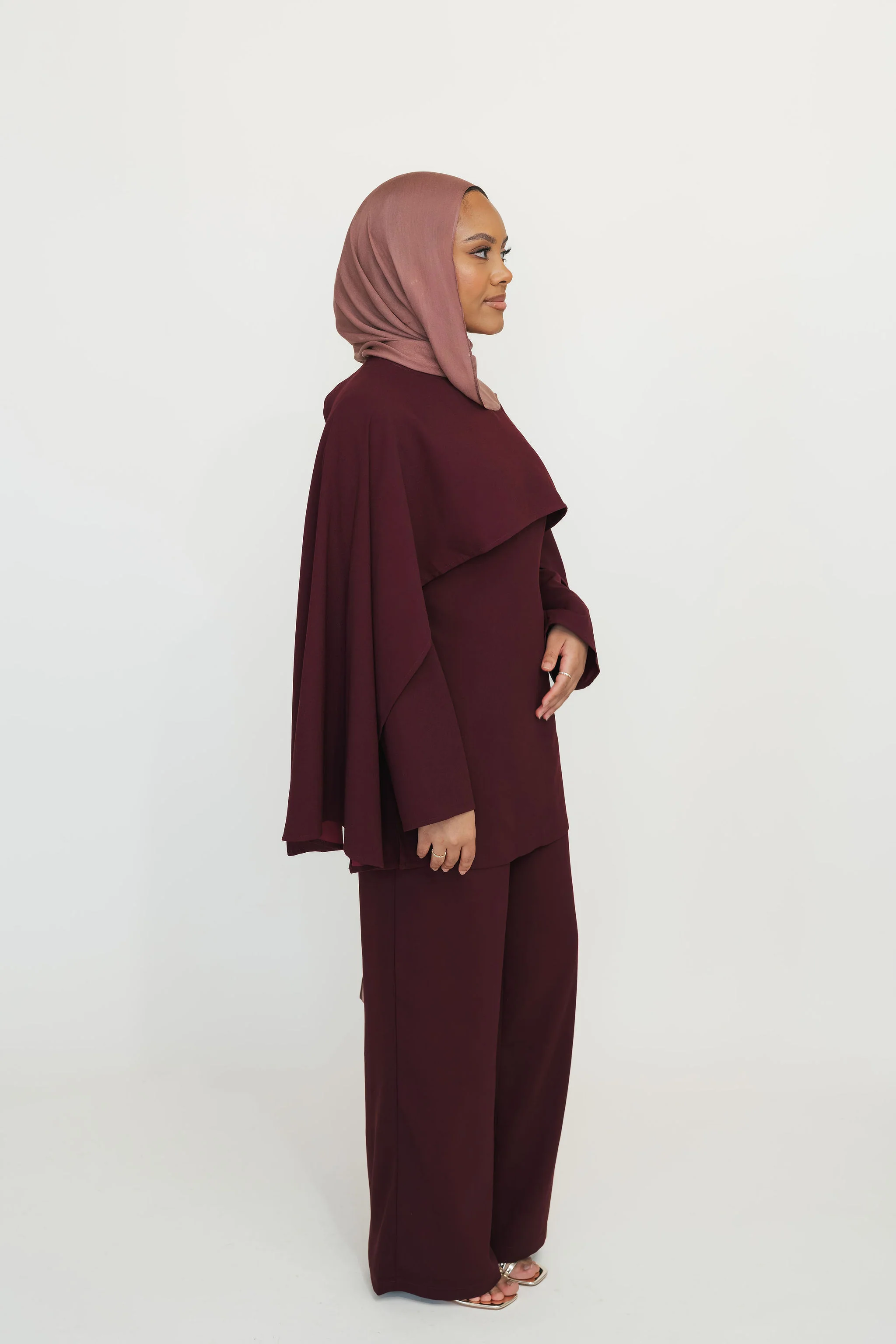 Amira Top & Pant Set (Pomegranate) - Image 4
