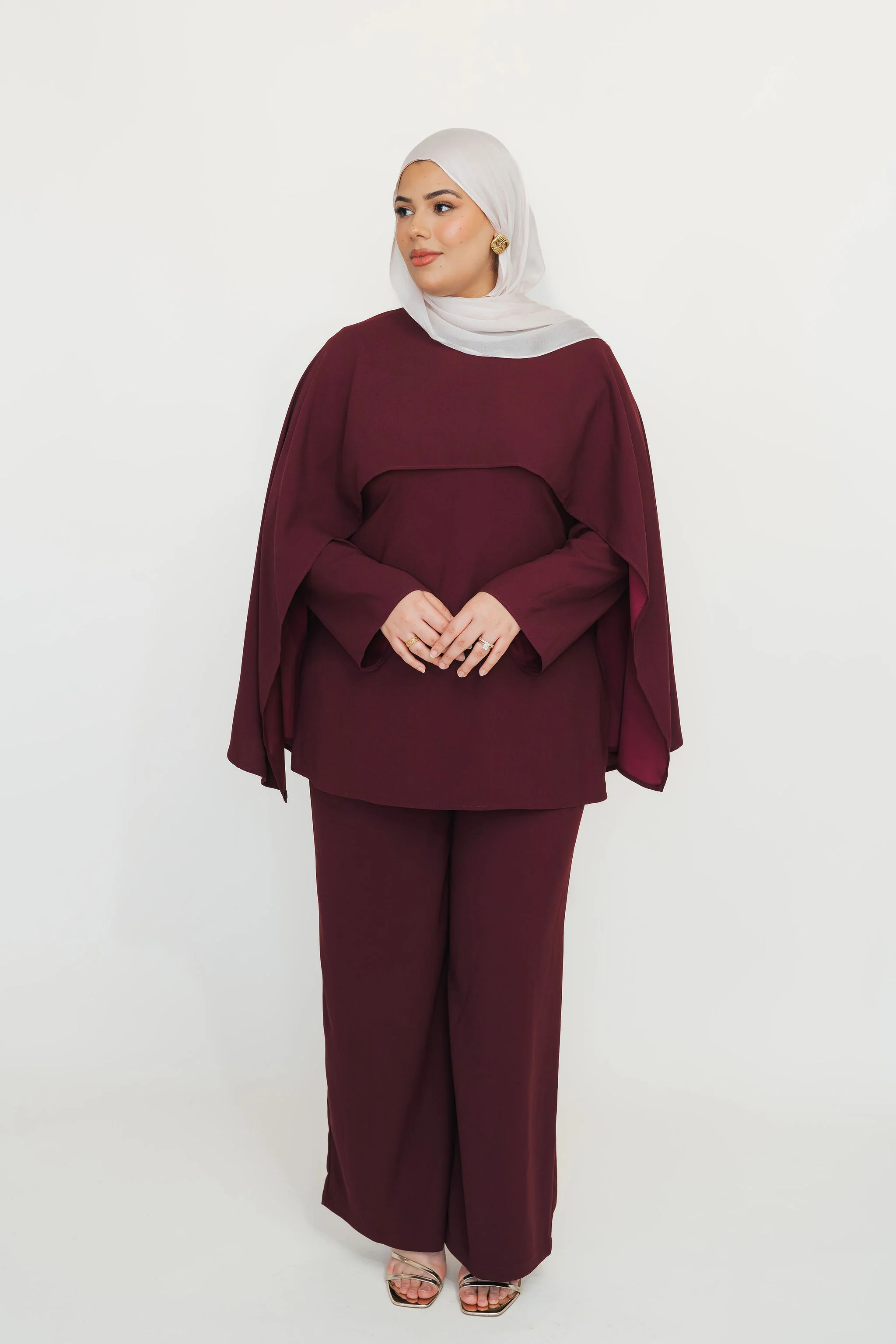 Amira Top & Pant Set (Pomegranate) - Image 6