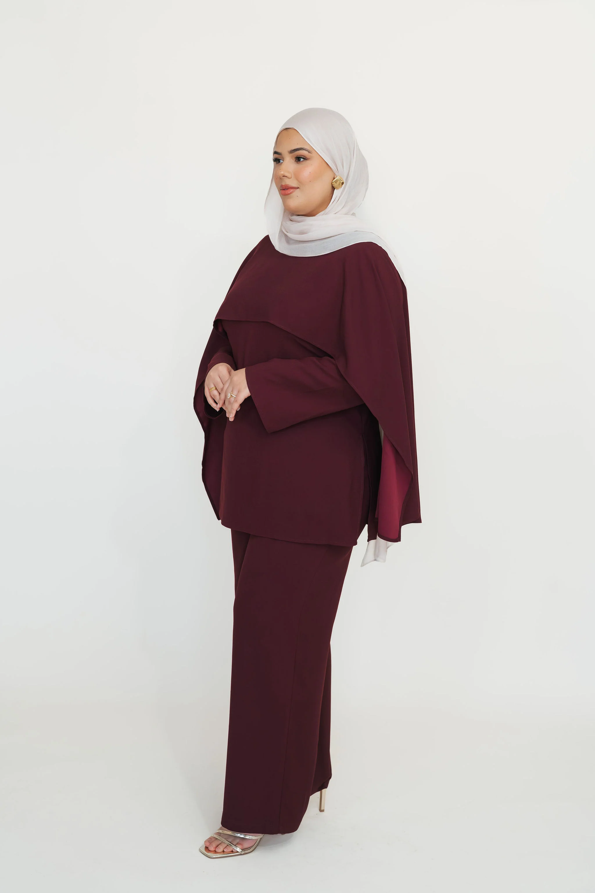 Amira Top & Pant Set (Pomegranate) - Image 8