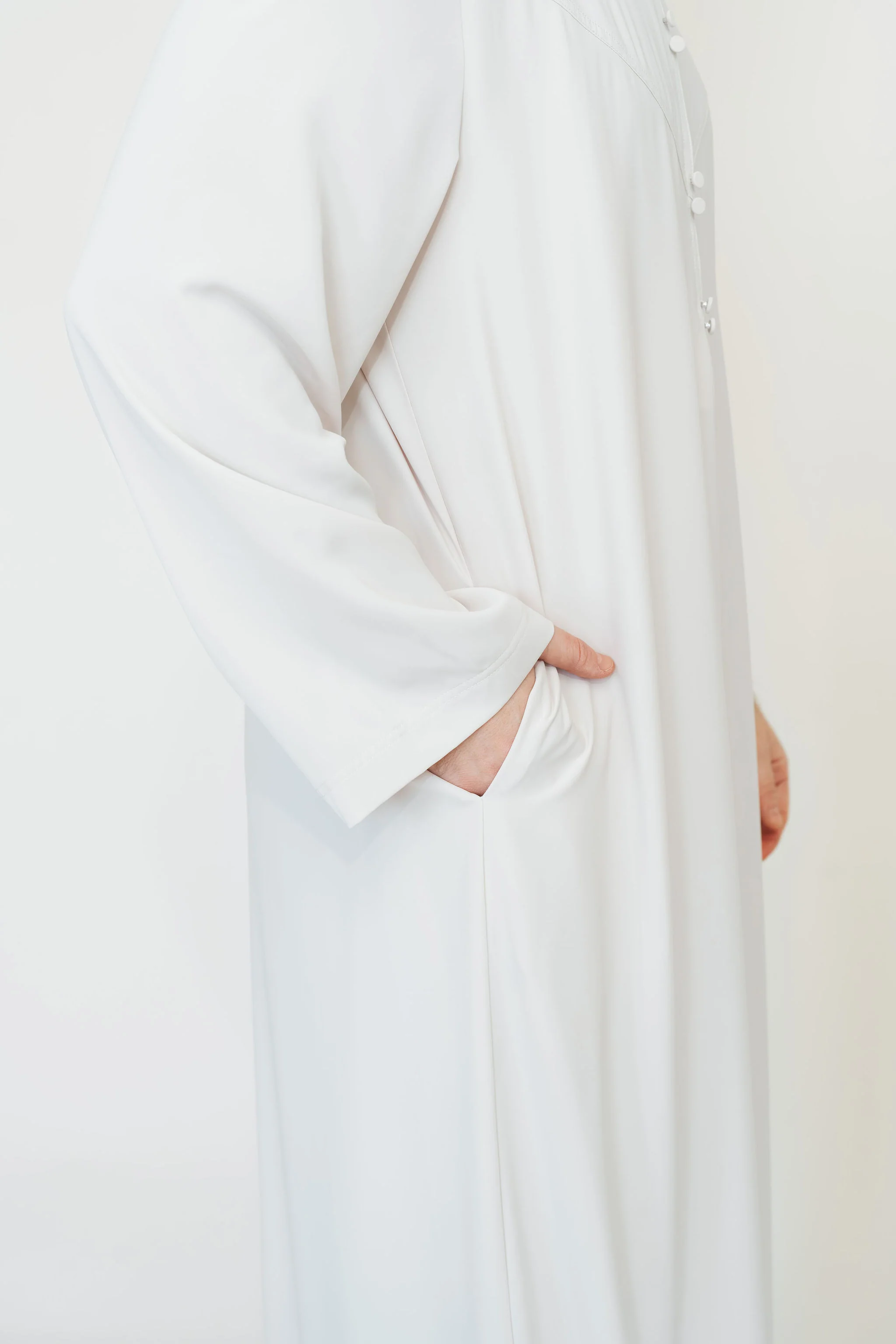 Mens Thobe (Ecru) - Image 3