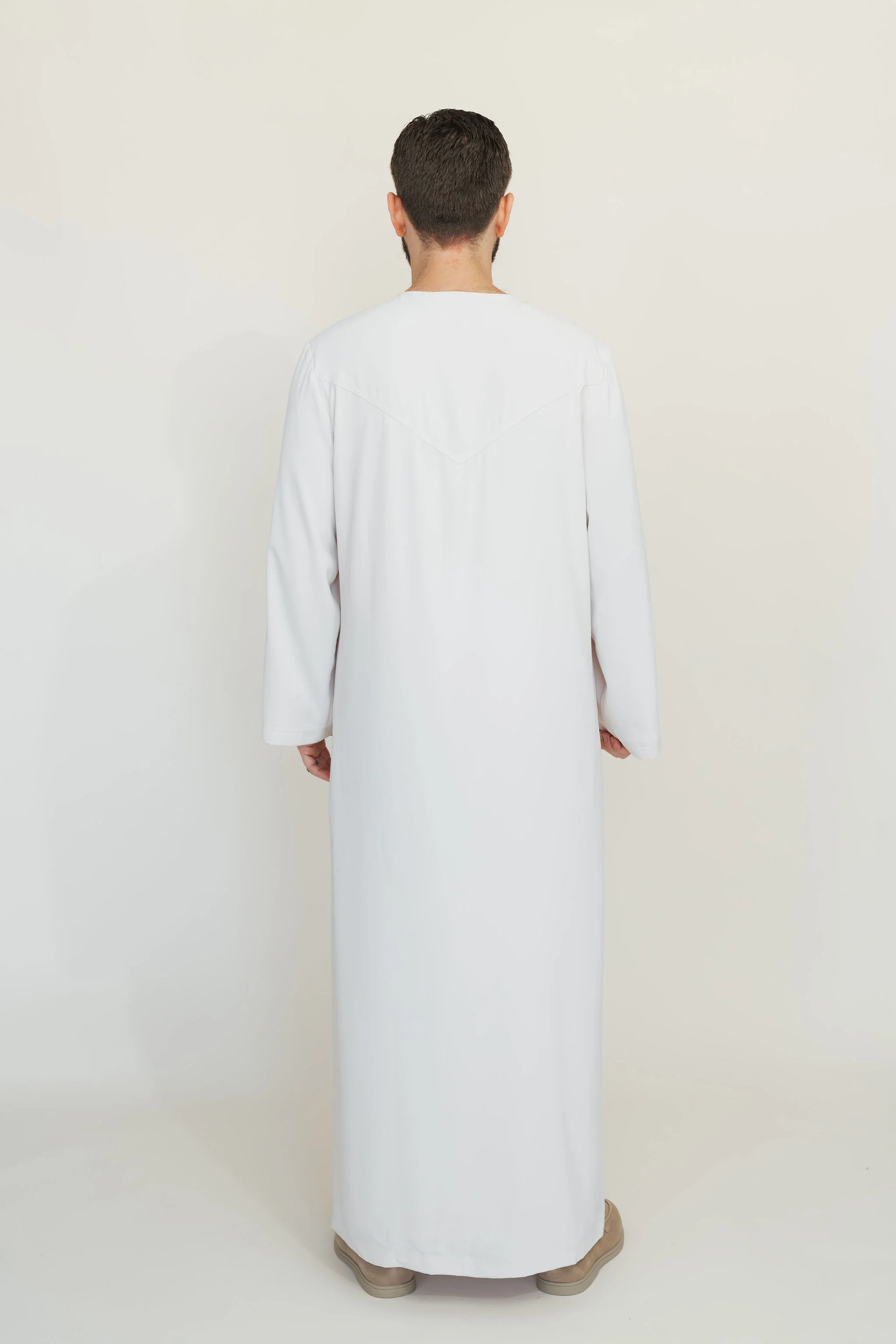Mens Thobe (Ecru) - Image 5