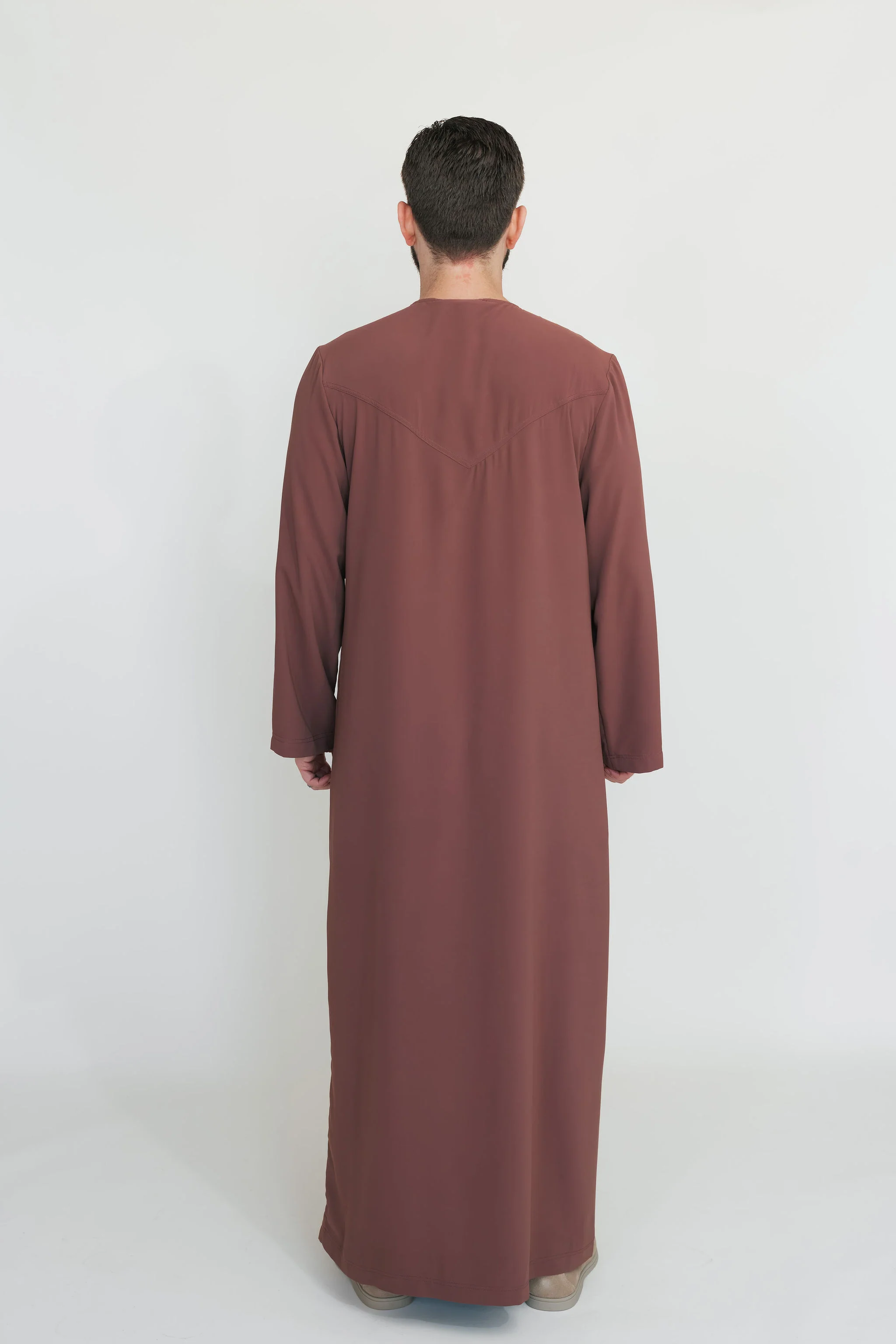 Mens Thobe (Mahogany) - Image 8