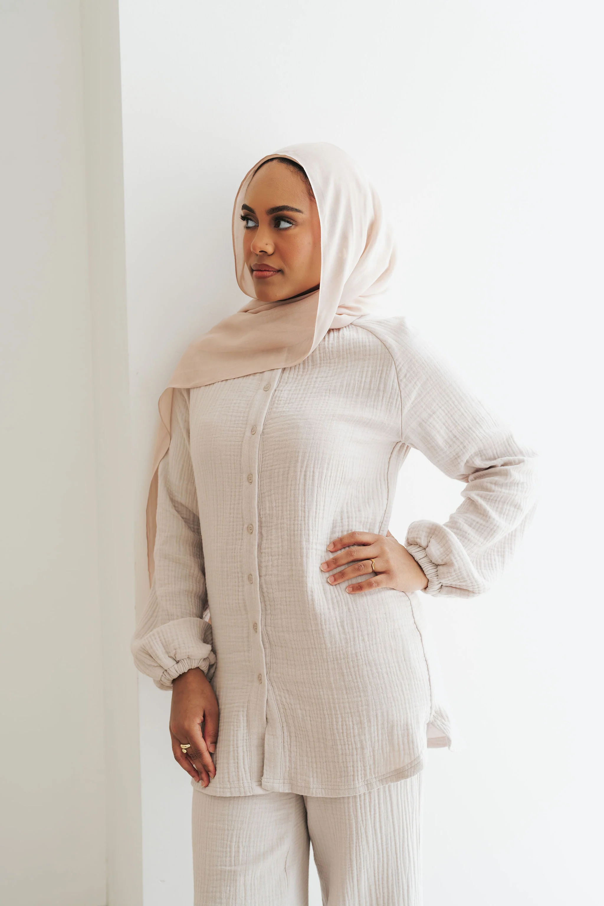 Rima Top & Pant Set (Stone) - Image 10