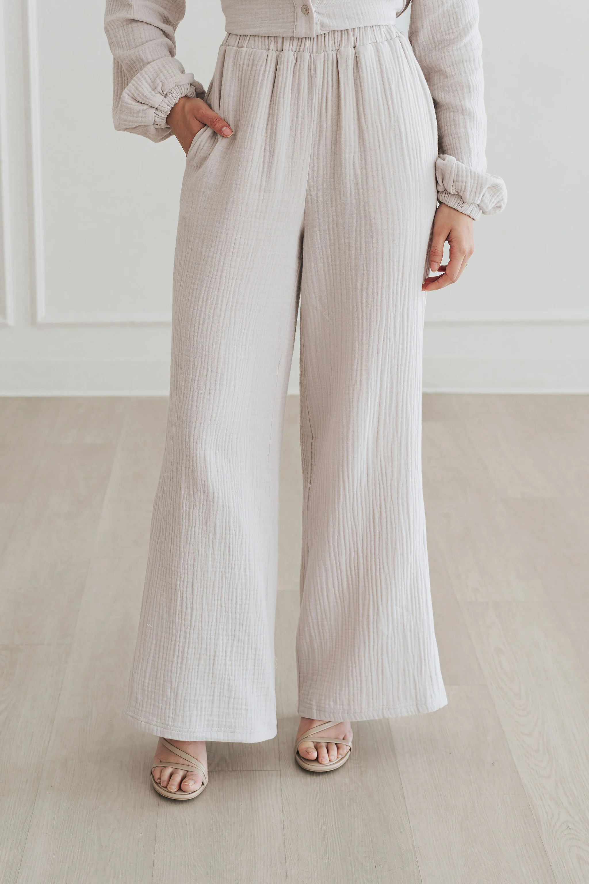 Rima Top & Pant Set (Stone) - Image 6