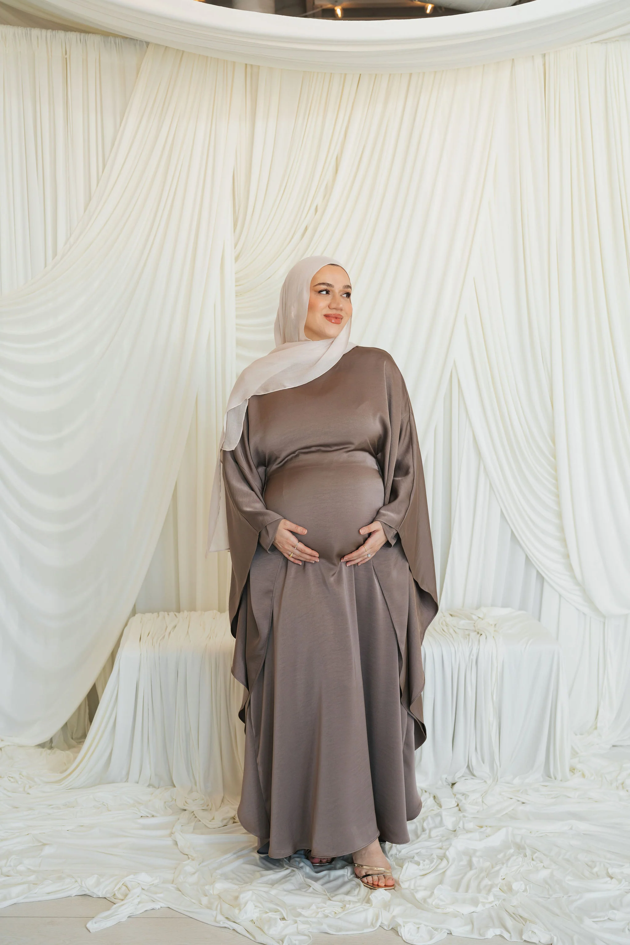 Sahar Butterfly Kaftan (Evening Mauve) - Image 15