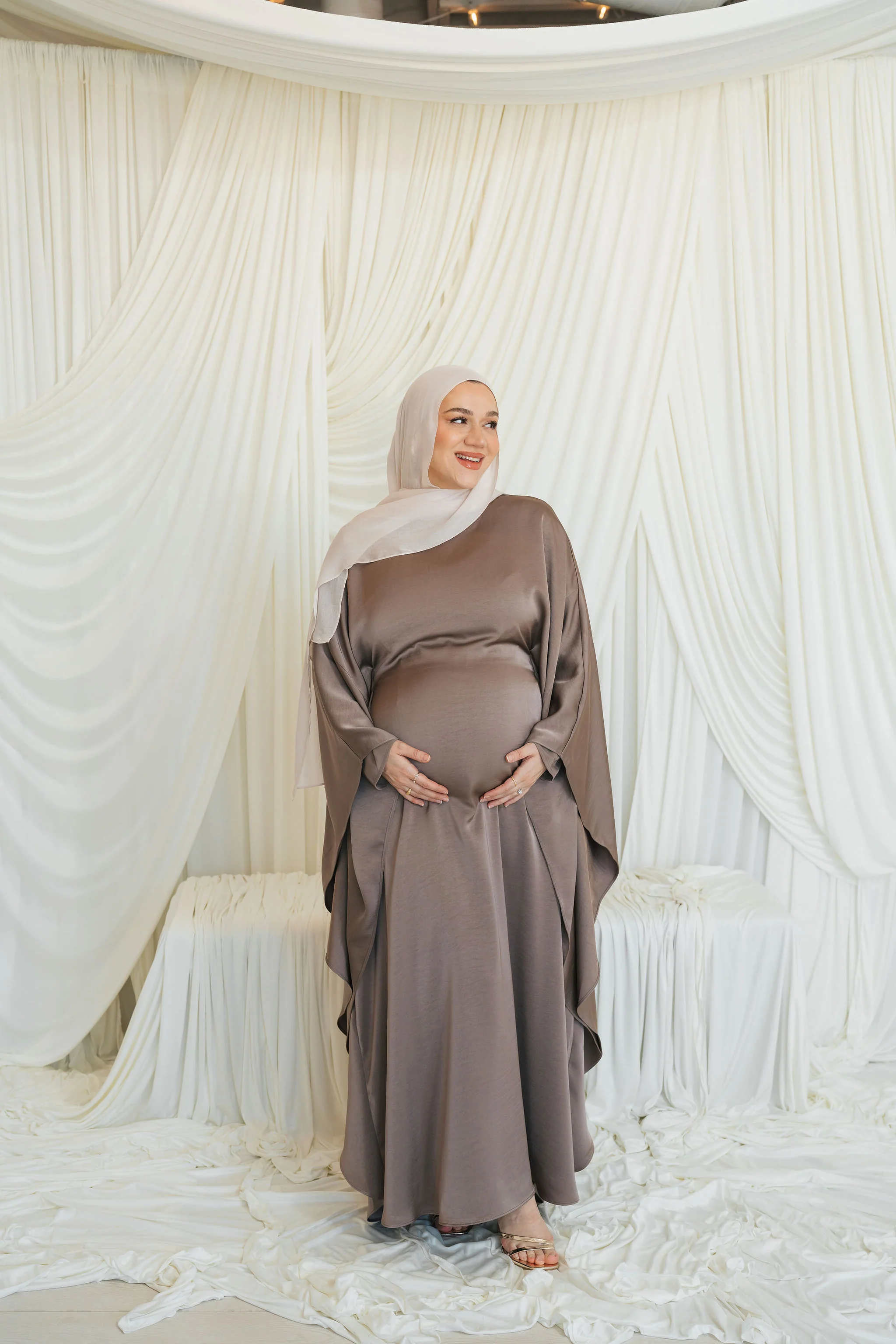 Sahar Butterfly Kaftan (Evening Mauve) - Image 16