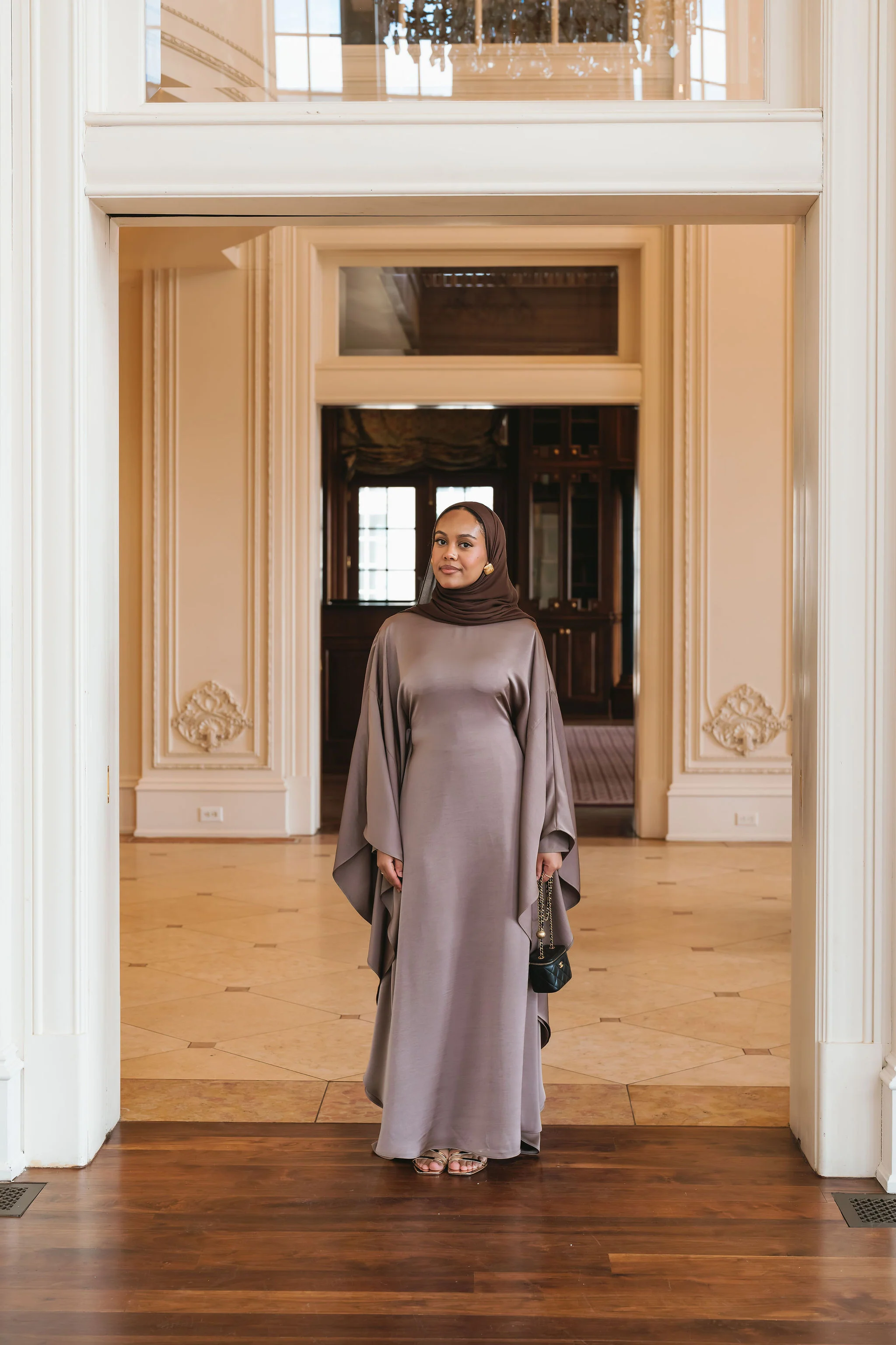 Sahar Butterfly Kaftan (Evening Mauve) - Image 18