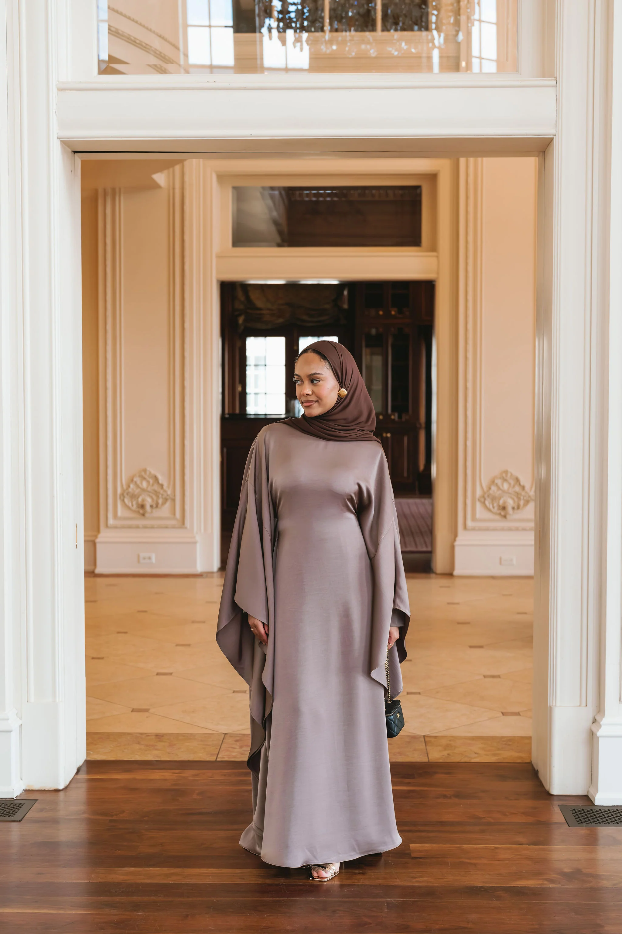 Sahar Butterfly Kaftan (Evening Mauve) - Image 19
