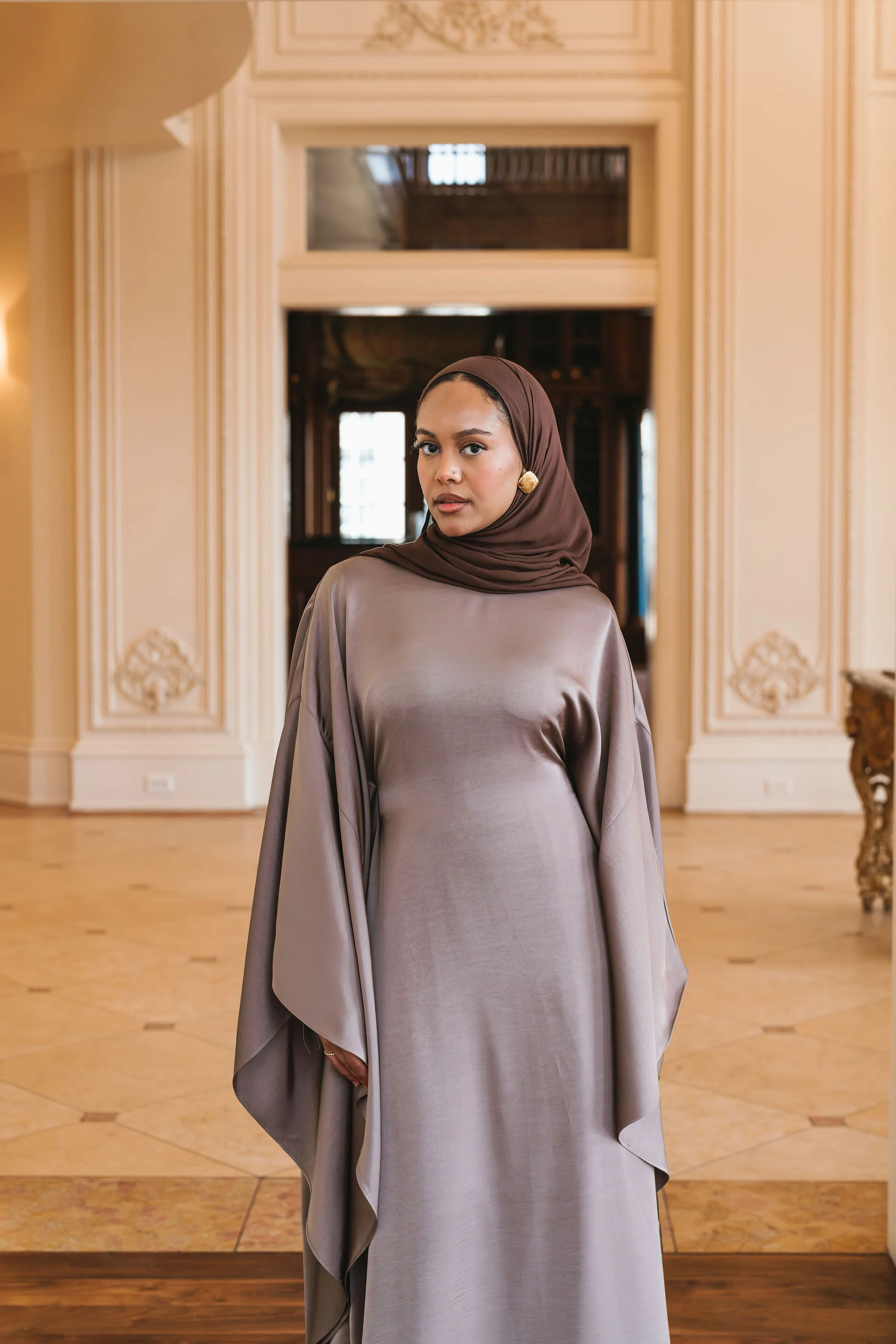 Sahar Butterfly Kaftan (Evening Mauve) - Image 21