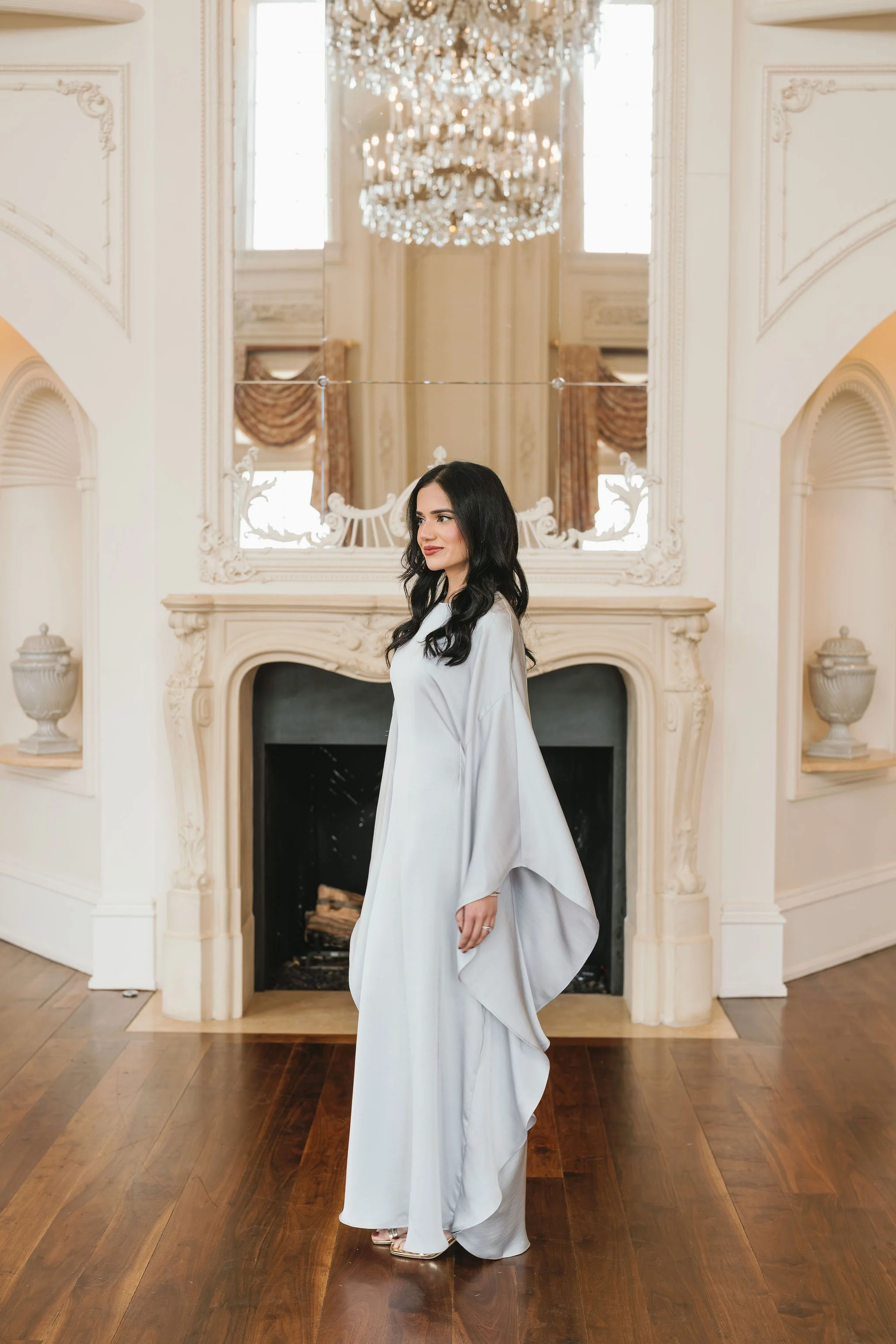 Sahar Butterfly Kaftan (Moonstone Blue) - Image 14