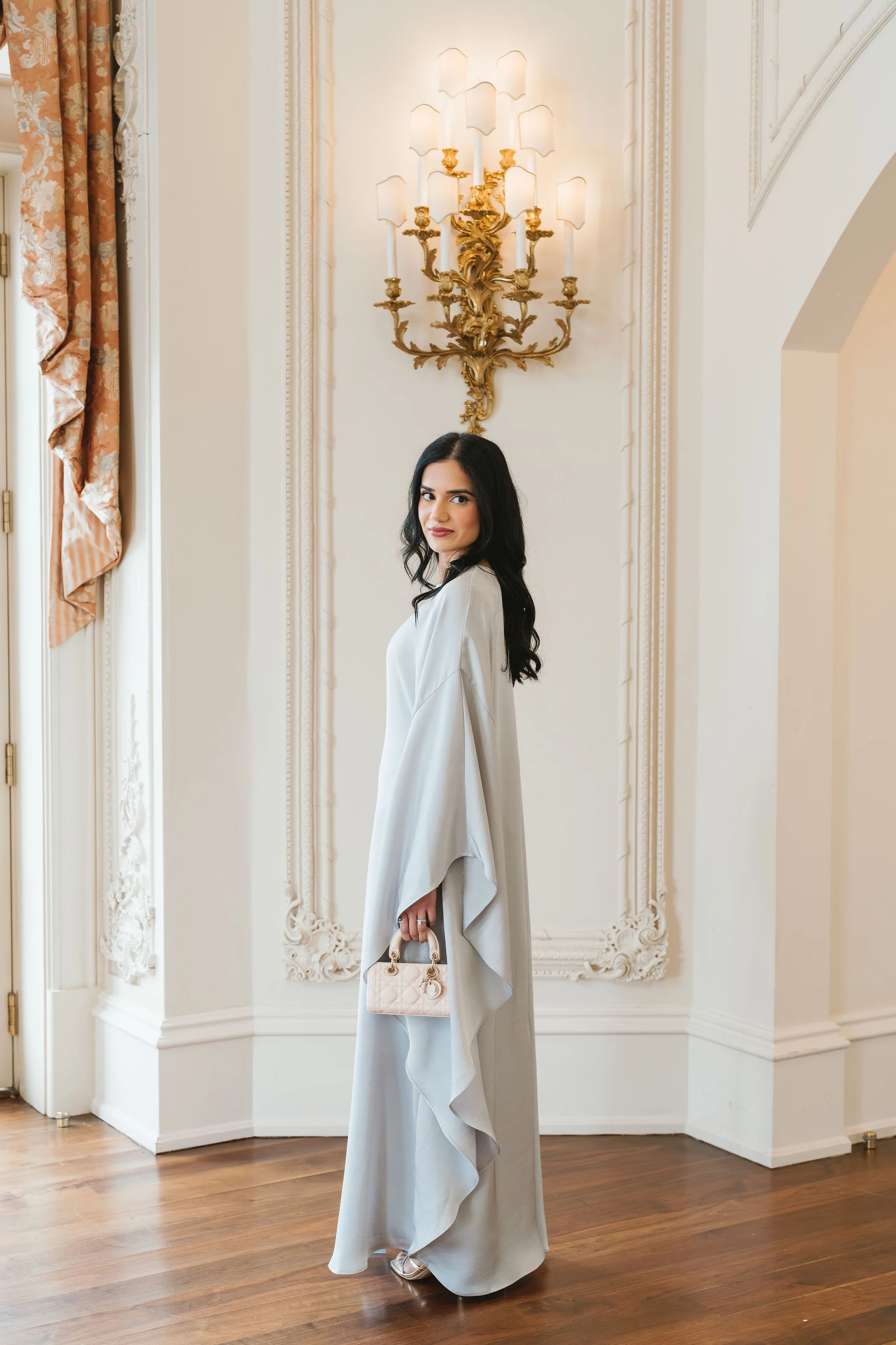 Sahar Butterfly Kaftan (Moonstone Blue) - Image 20
