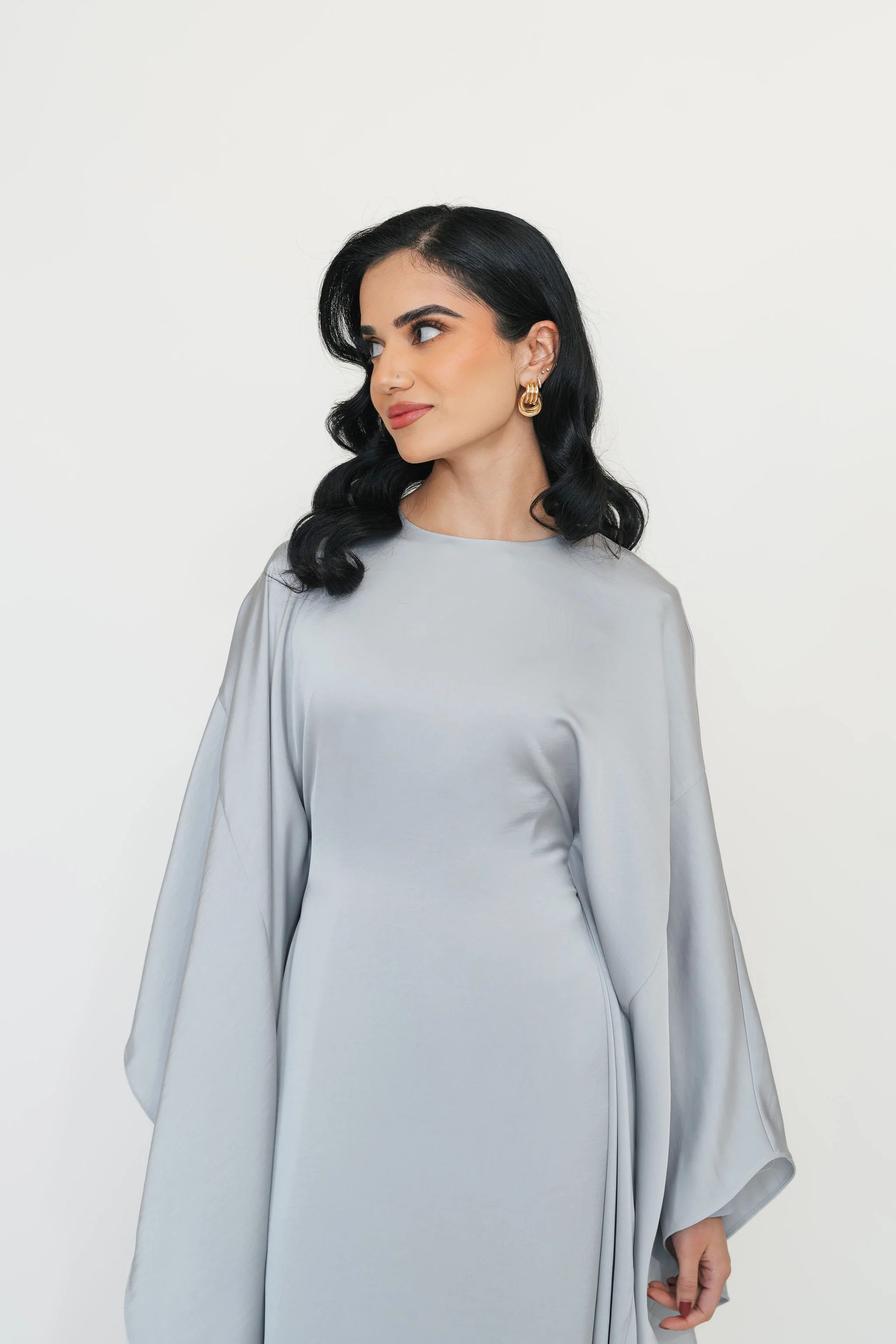 Sahar Butterfly Kaftan (Moonstone Blue) - Image 5