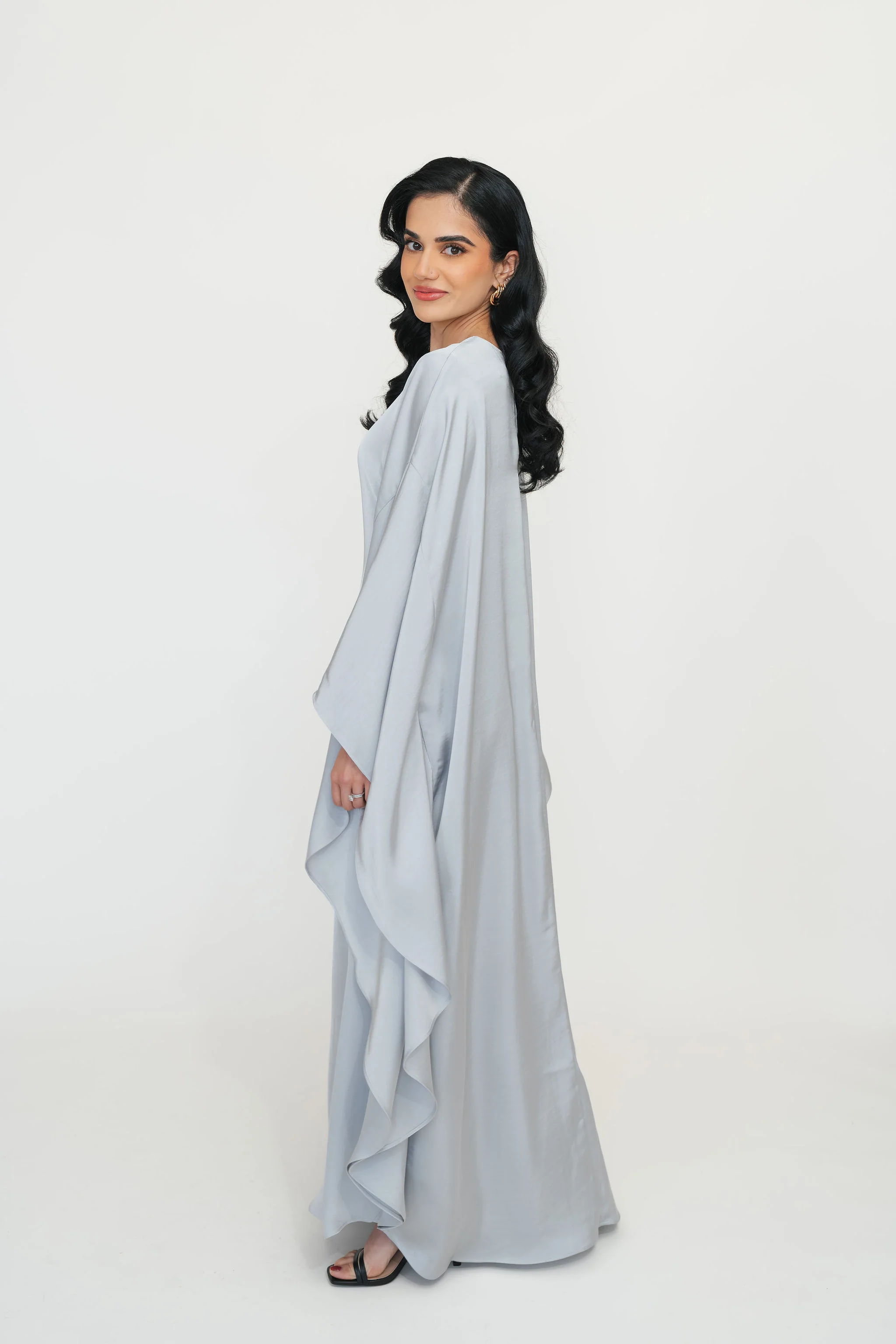 Sahar Butterfly Kaftan (Moonstone Blue) - Image 7