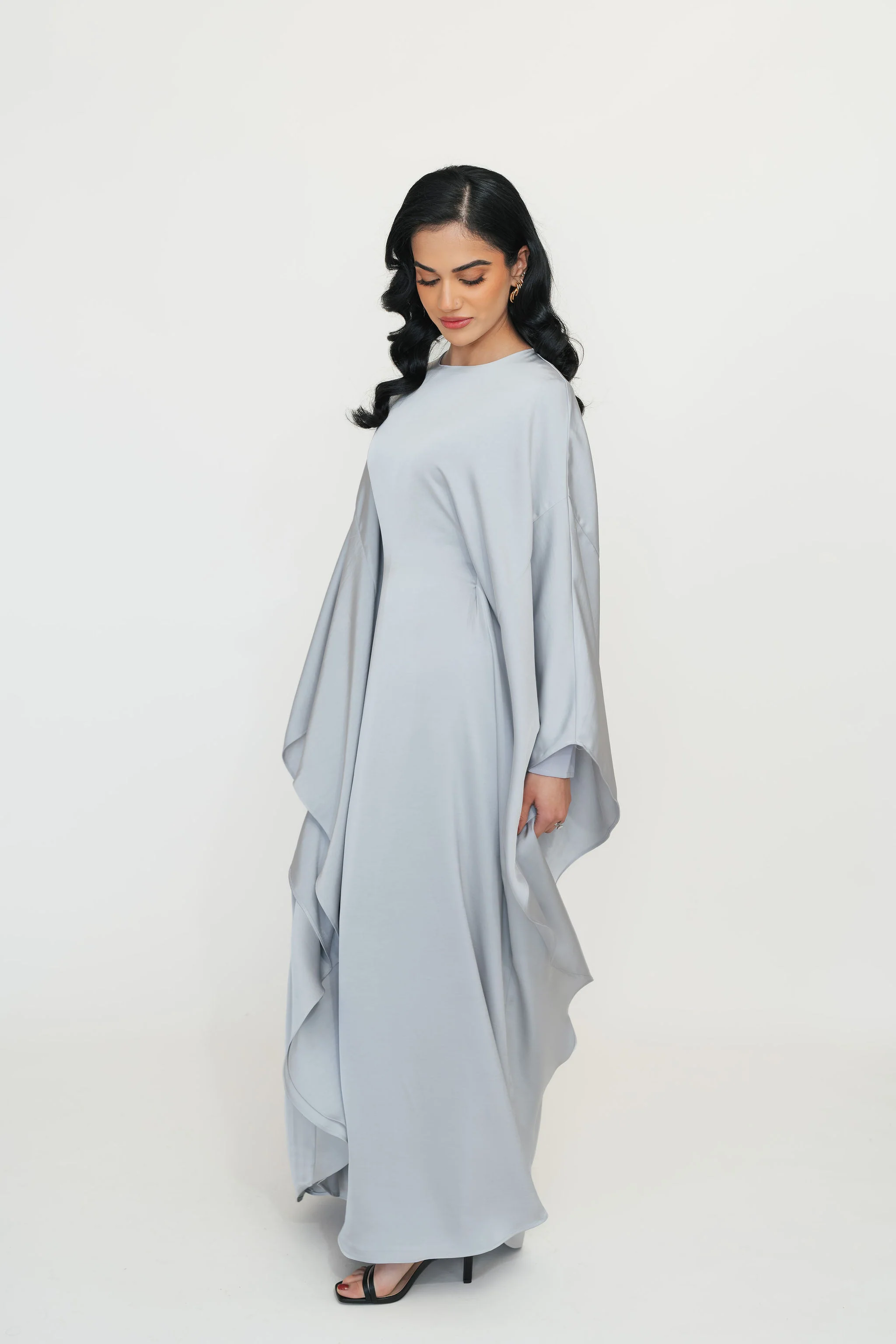 Sahar Butterfly Kaftan (Moonstone Blue) - Image 8