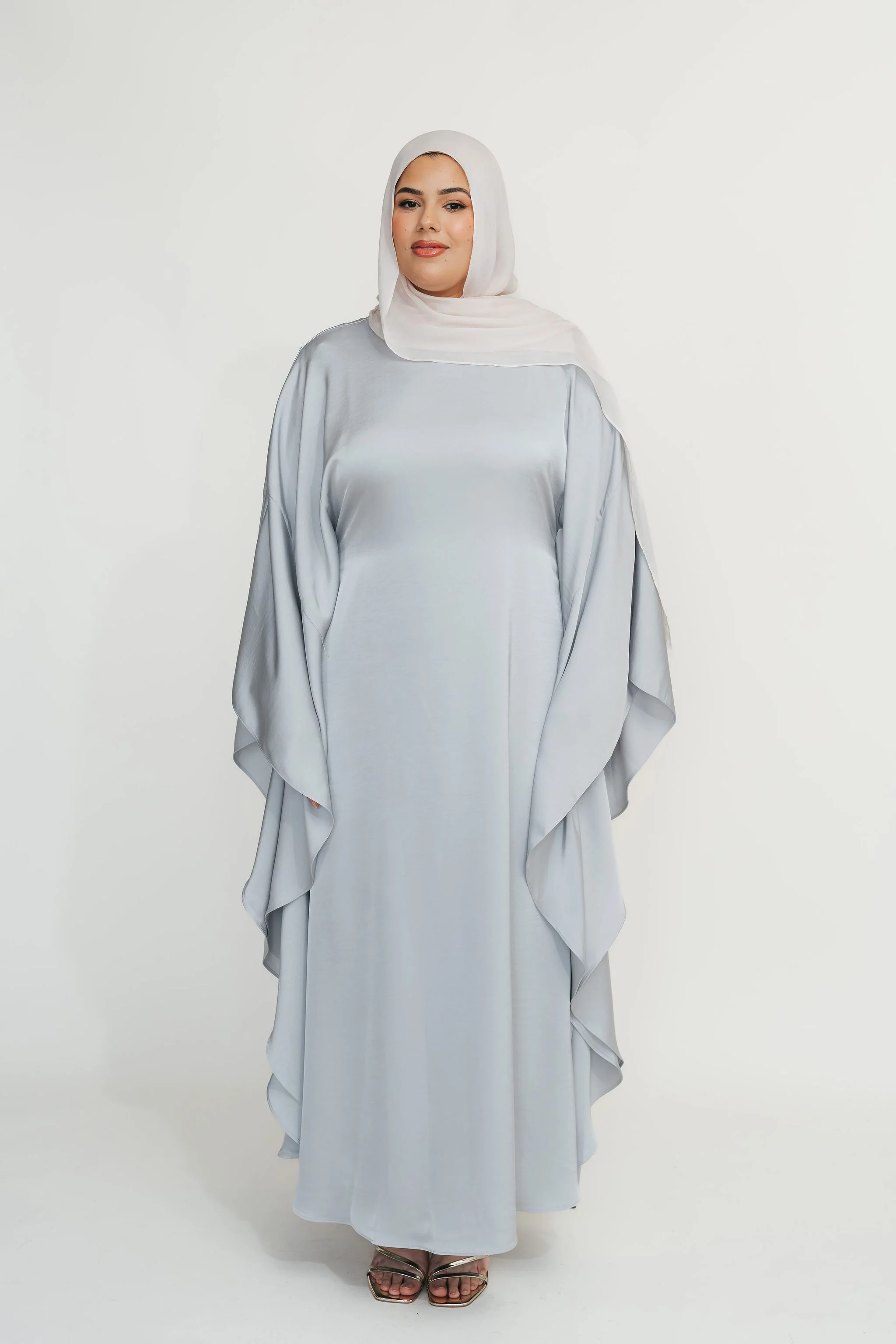 Sahar Butterfly Kaftan (Moonstone Blue) - Image 9
