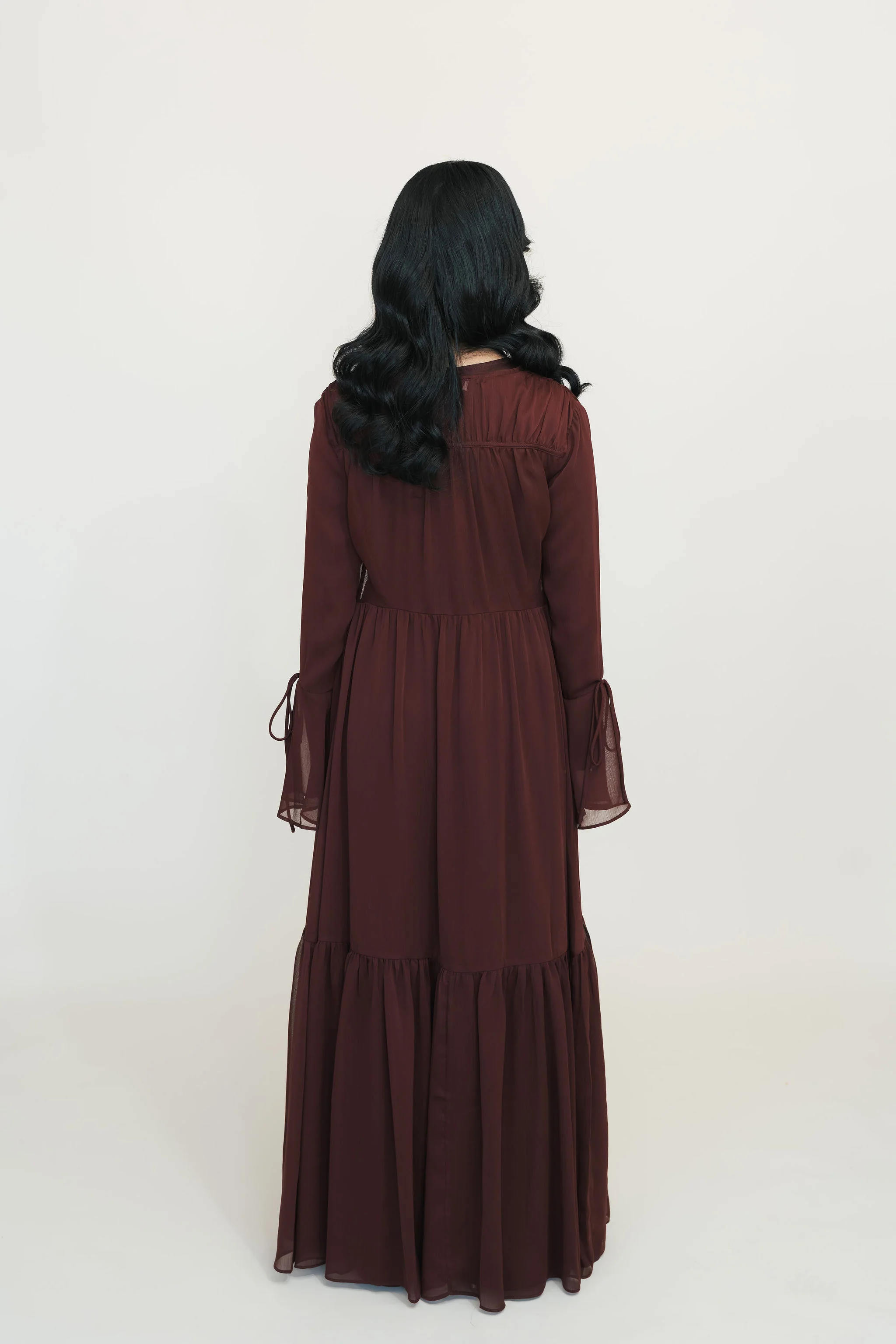 Sofia Abaya Set (Crushed Plum) - Image 6