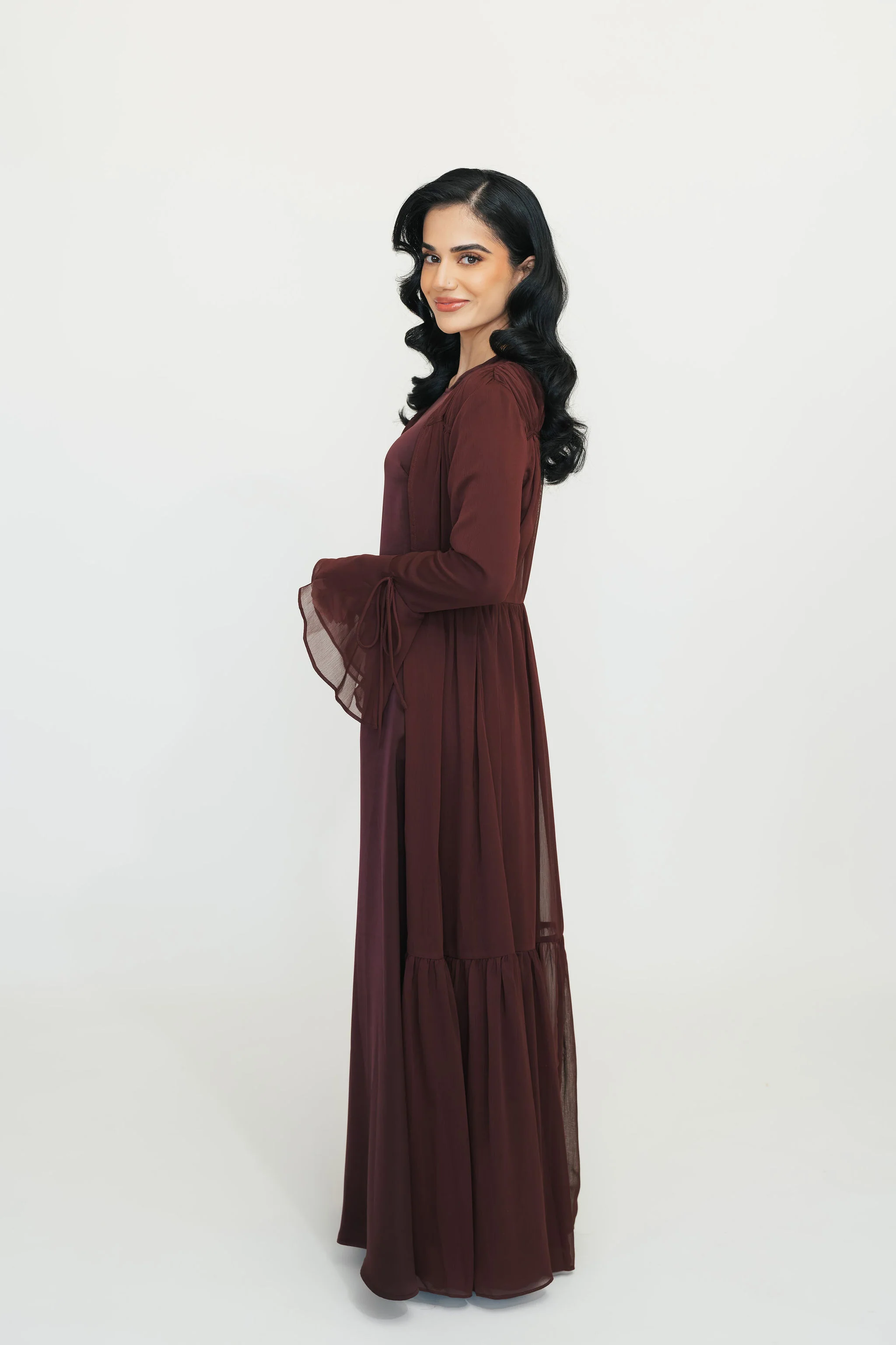 Sofia Abaya Set (Crushed Plum) - Image 8