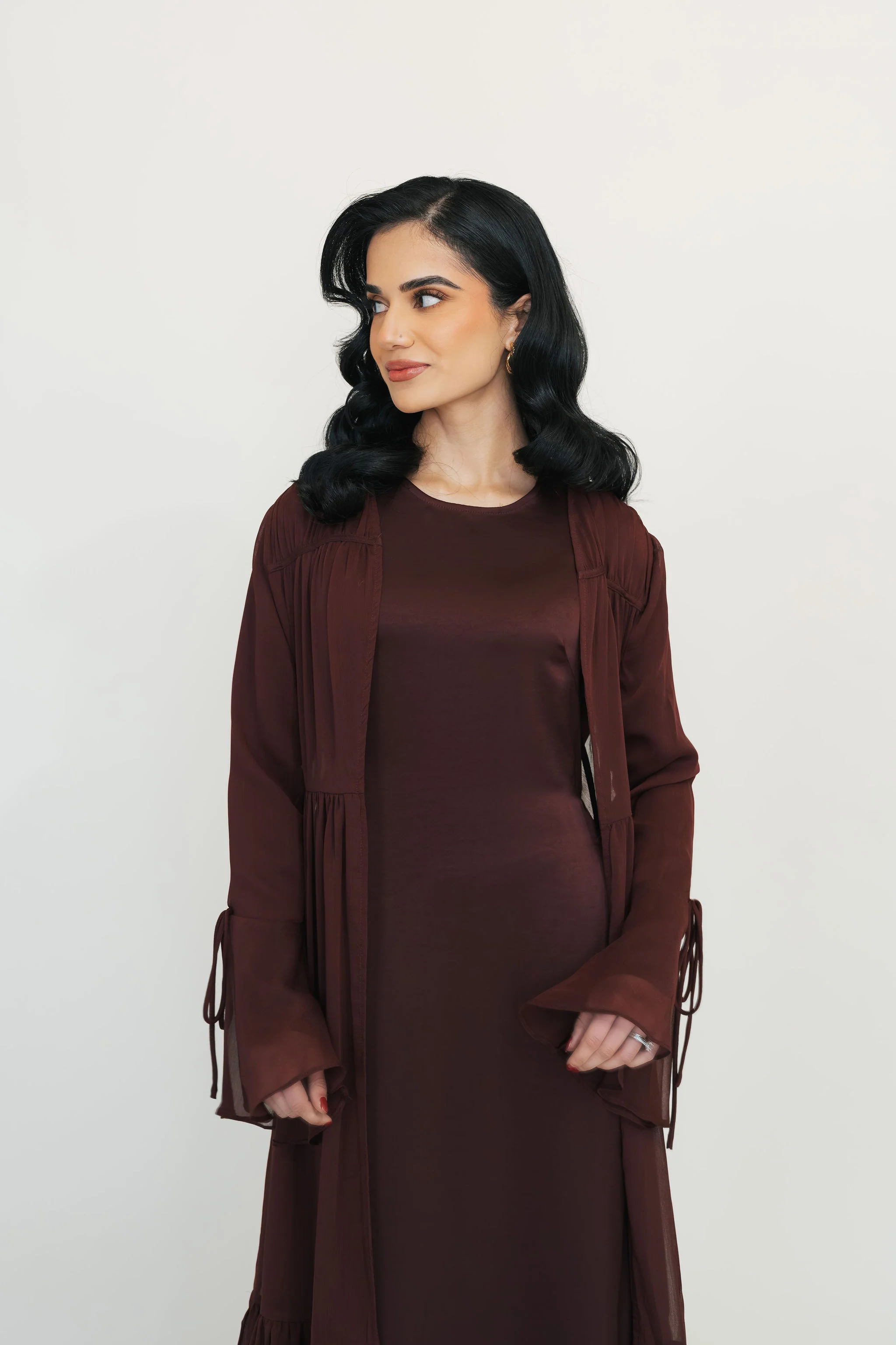 Sofia Abaya Set (Crushed Plum) - Image 9