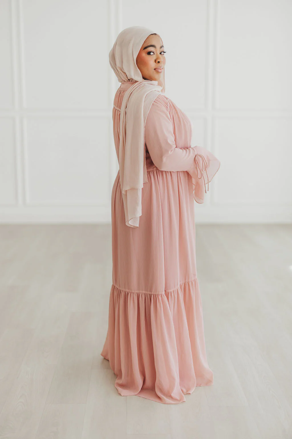 Sofia Abaya Set (Desert Rose) - Image 7