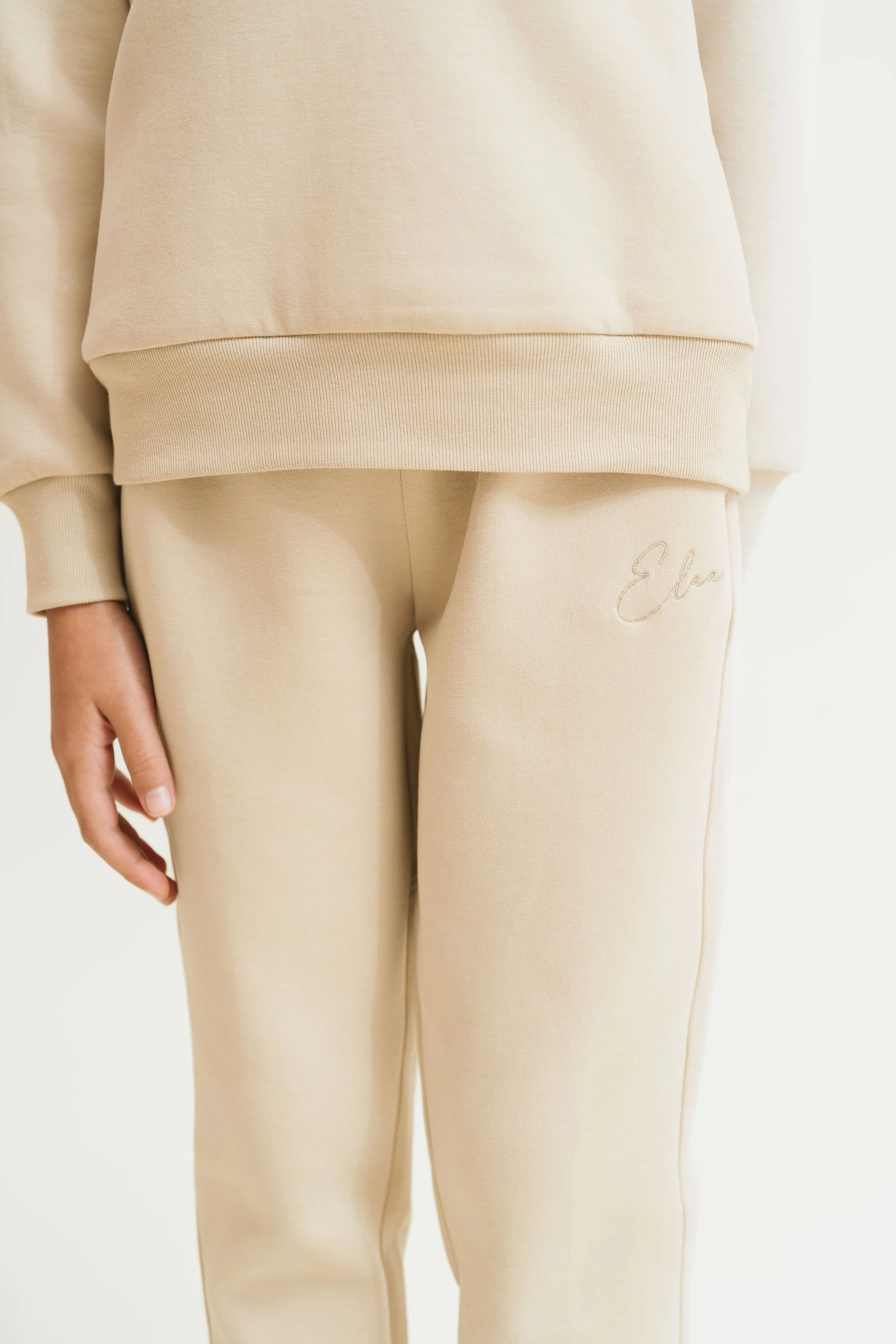 The Mini Signature Tracksuit (Classic Beige) - Image 5