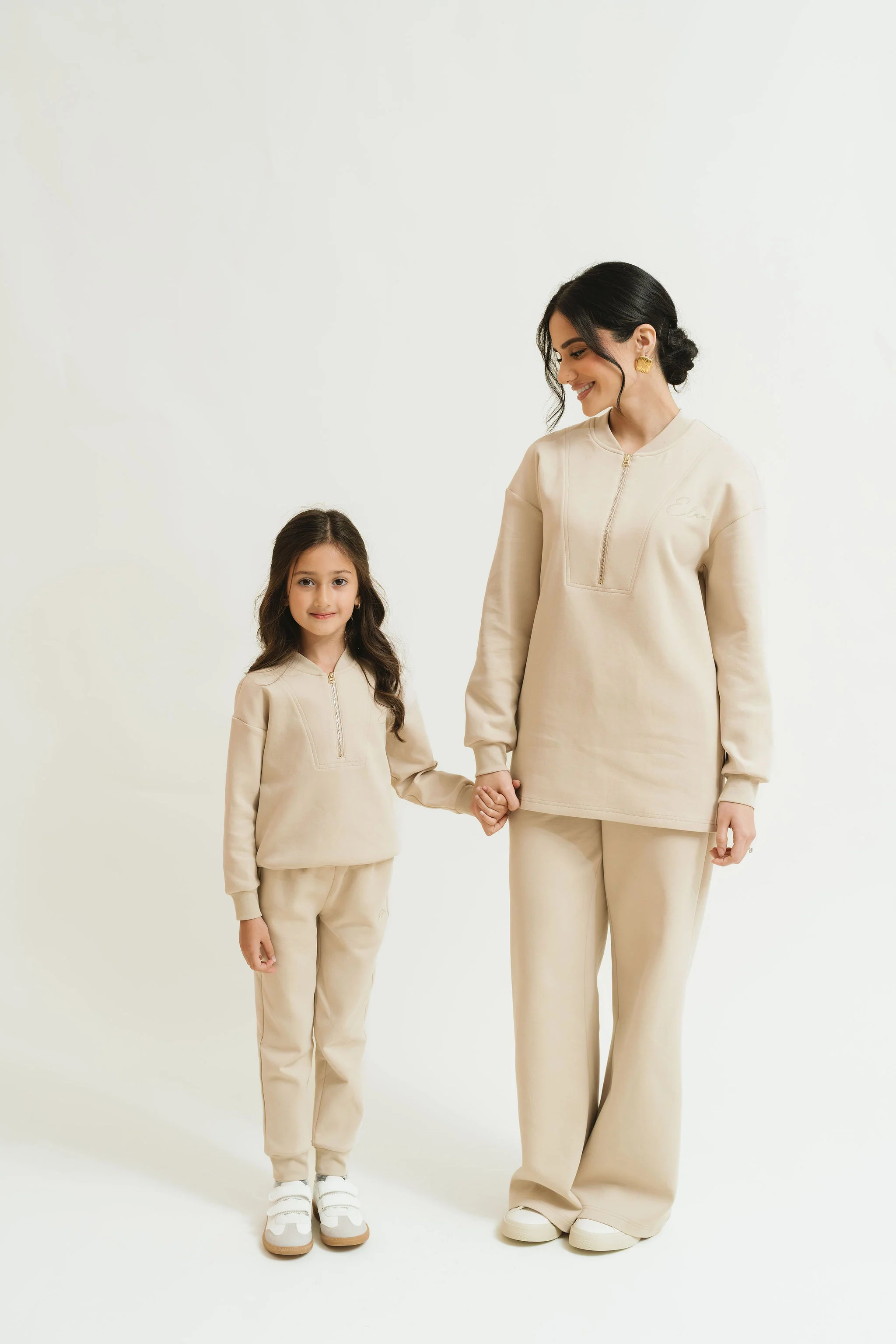 The Mini Signature Tracksuit (Classic Beige) - Image 9