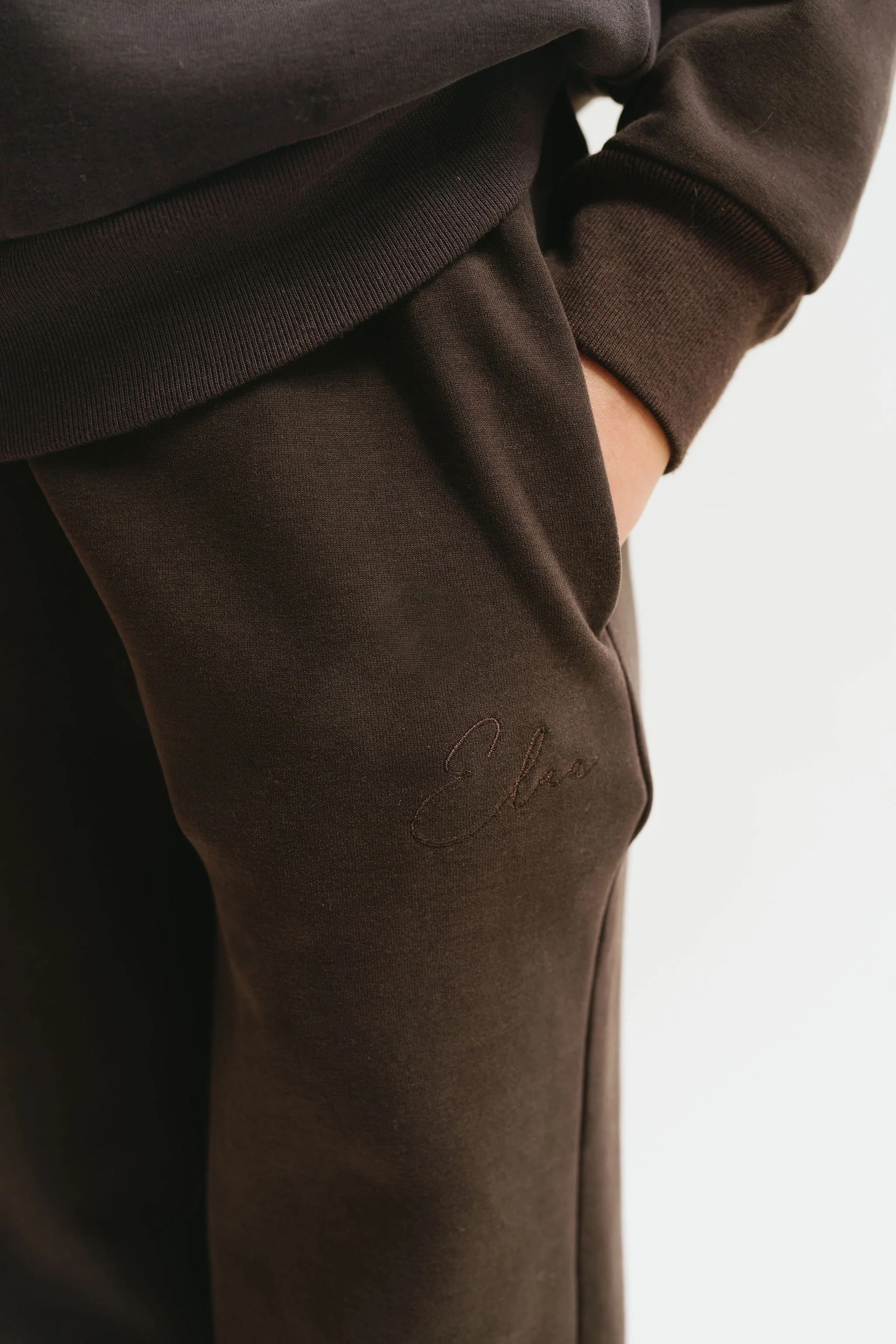 The Mini Signature Tracksuit (Dark Chocolate) - Image 3