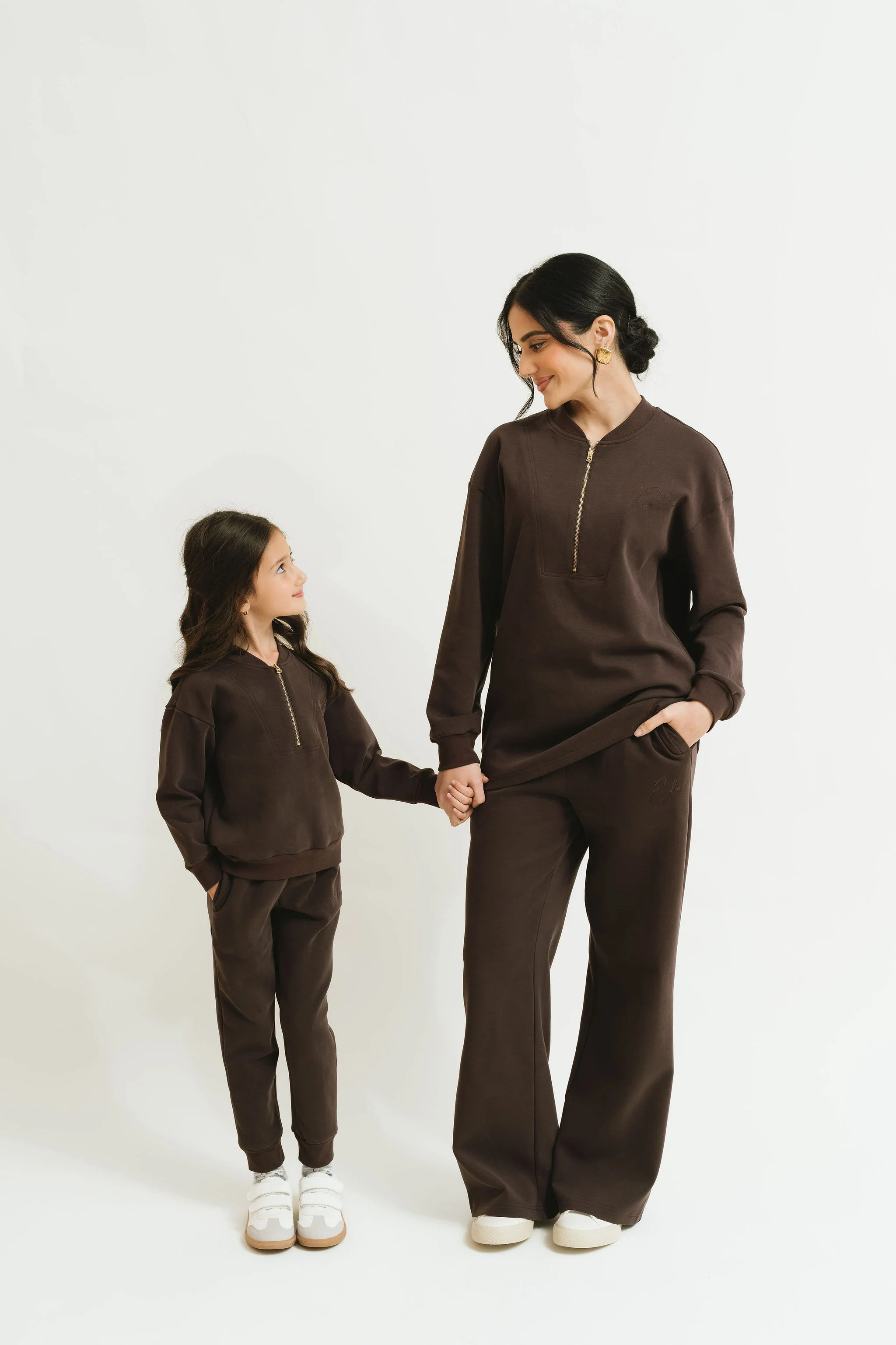 The Mini Signature Tracksuit (Dark Chocolate) - Image 7