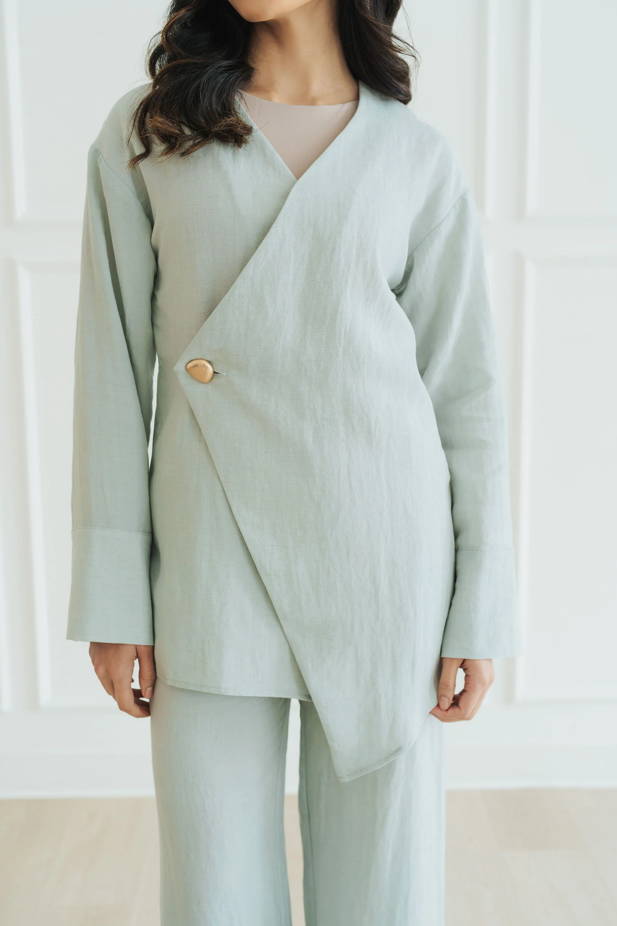 Zaina Top and Pant Set (Mist) - Image 5