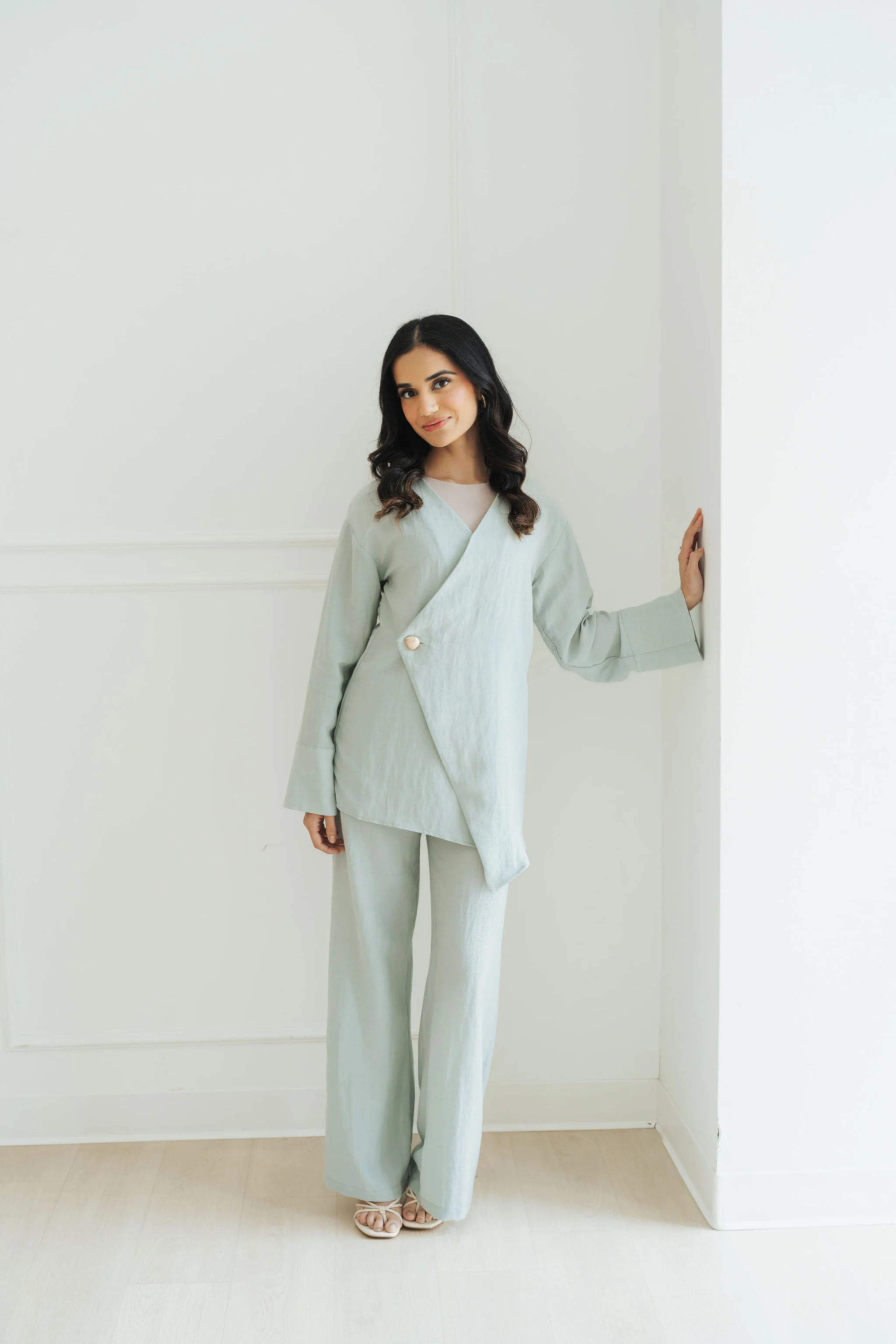 Zaina Top and Pant Set (Mist) - Image 6