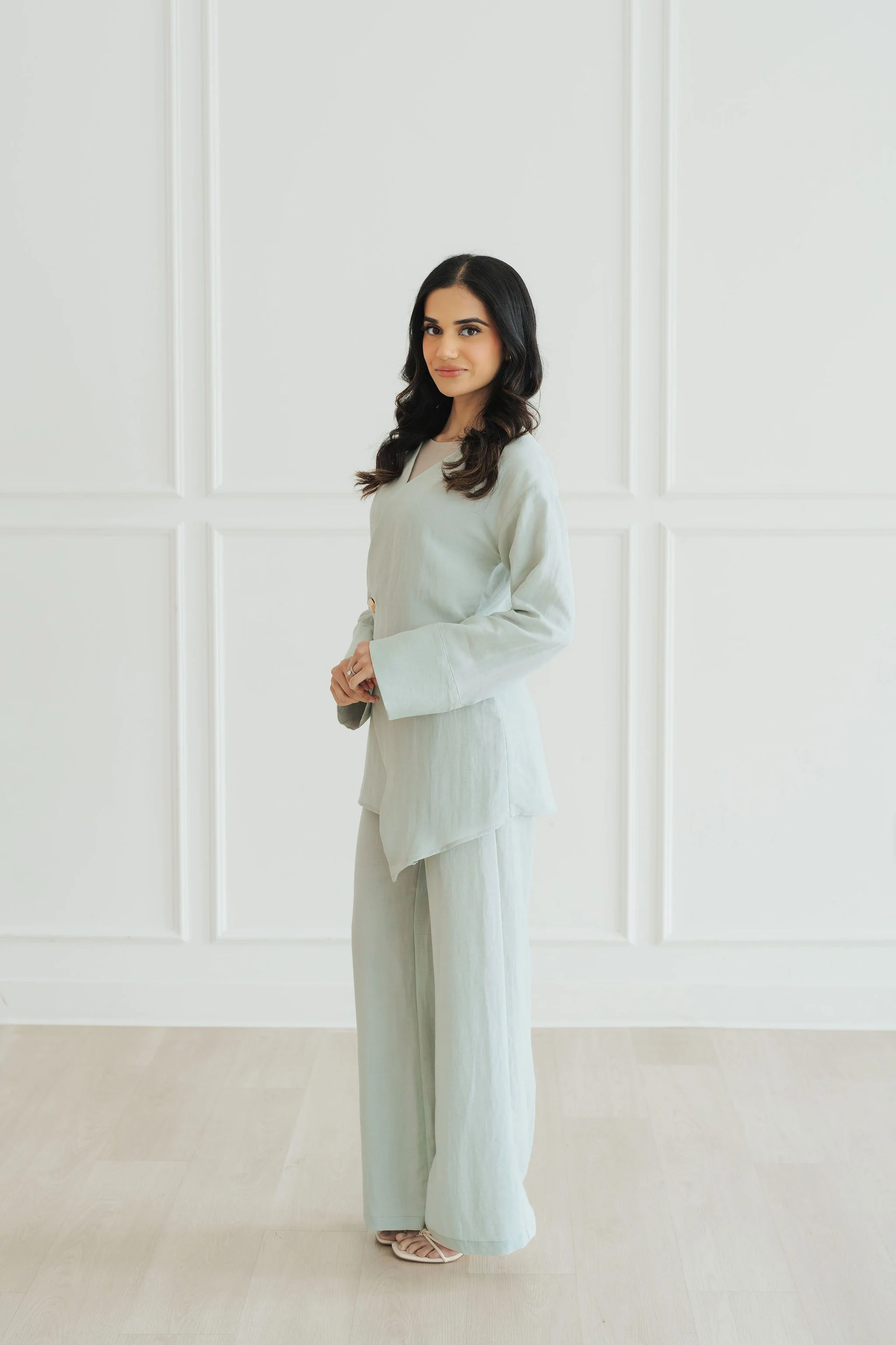 Zaina Top and Pant Set (Mist) - Image 7