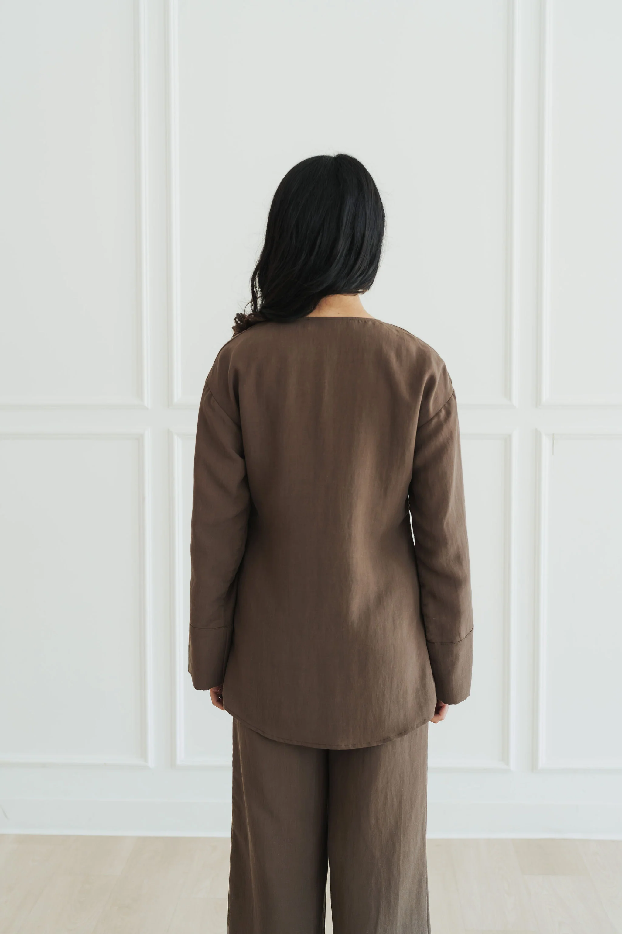 Zaina Top and Pant Set (Truffle) - Image 6